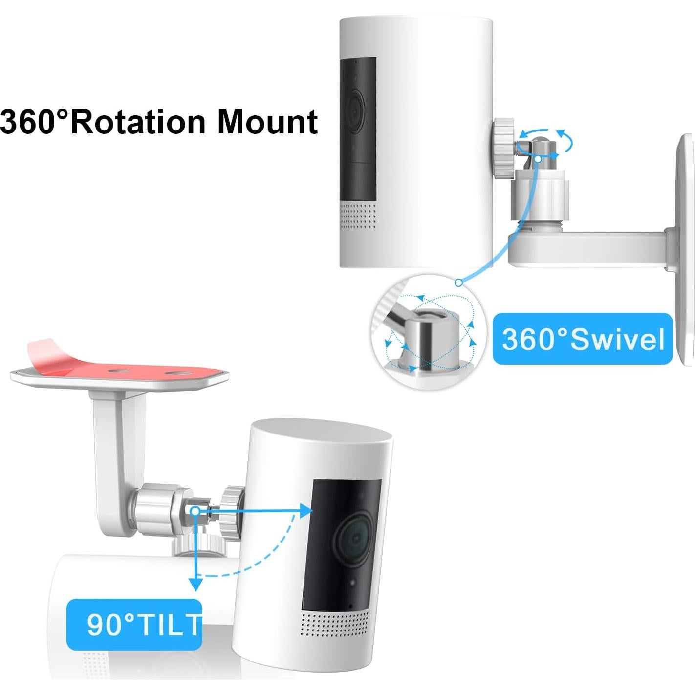 Soporte de Pared Ajustable BFYTN para Cámara Ring - 2 Piezas