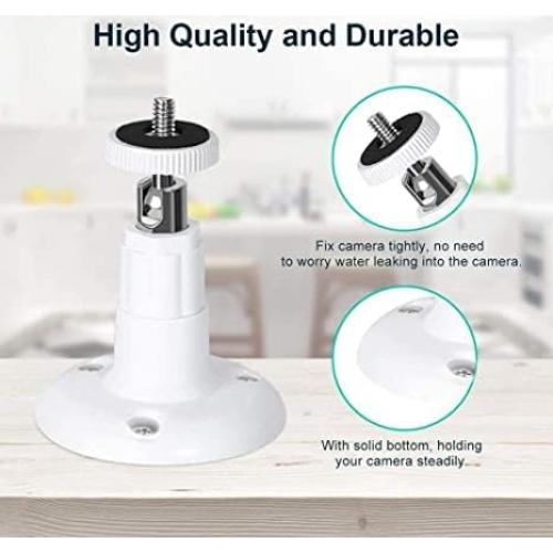 Soporte de Pared Gresur para Cámara Ring - 3 Piezas, Ajustable 360°