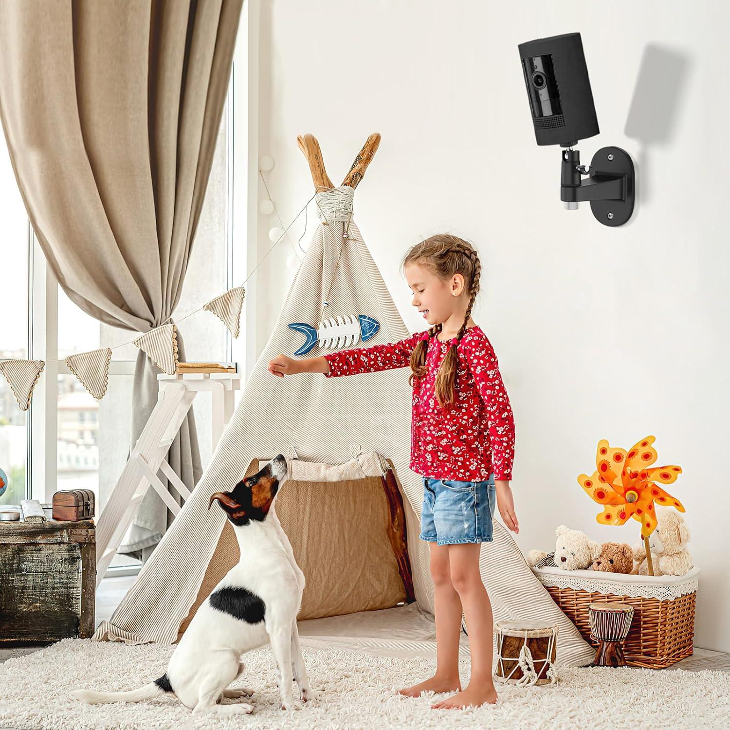 Soporte de Pared para Cámara Ring 2-Pack Ajustable Negro