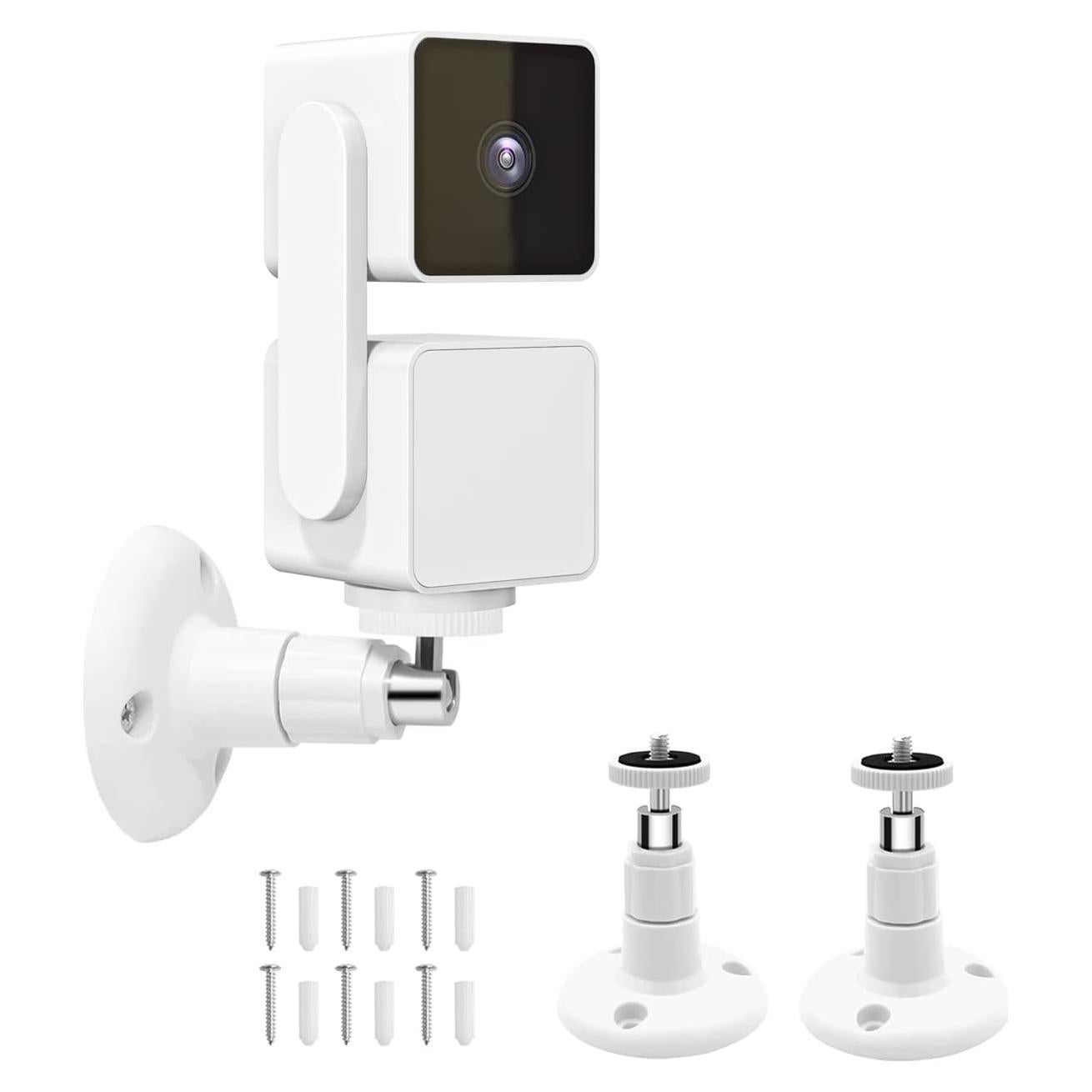 Soporte de Pared Ajustable Pefecon para Wyze Cam V3 y V4 - 2 Unidades