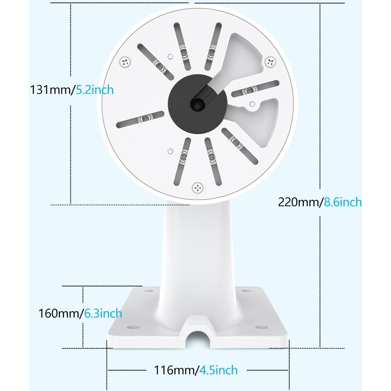 Soporte de cámara de seguridad OOSSXX universal para pared