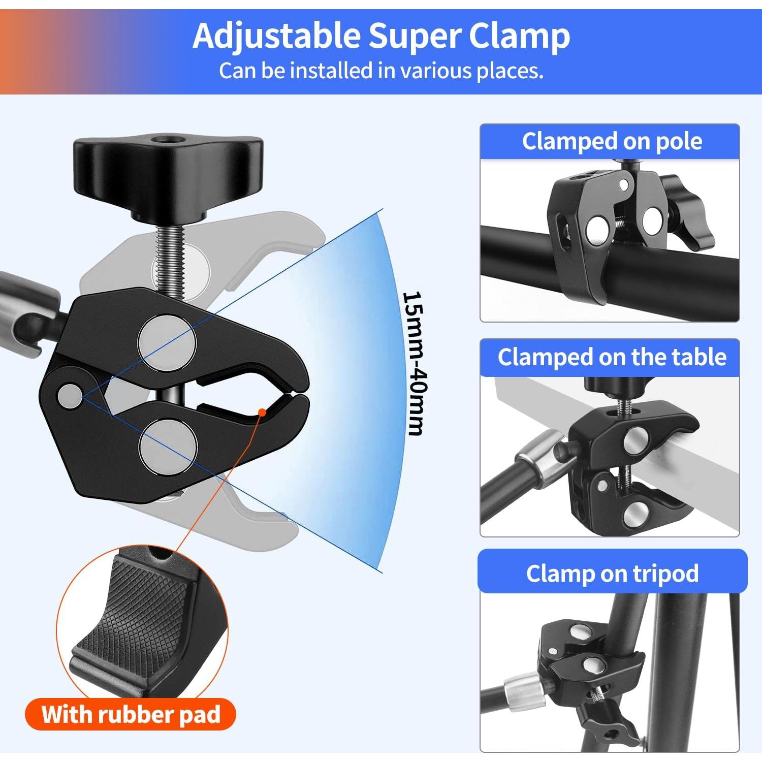 Soporte de Cámara Hemmotop MS01 Brazo Articulado 2.5 KG Negro