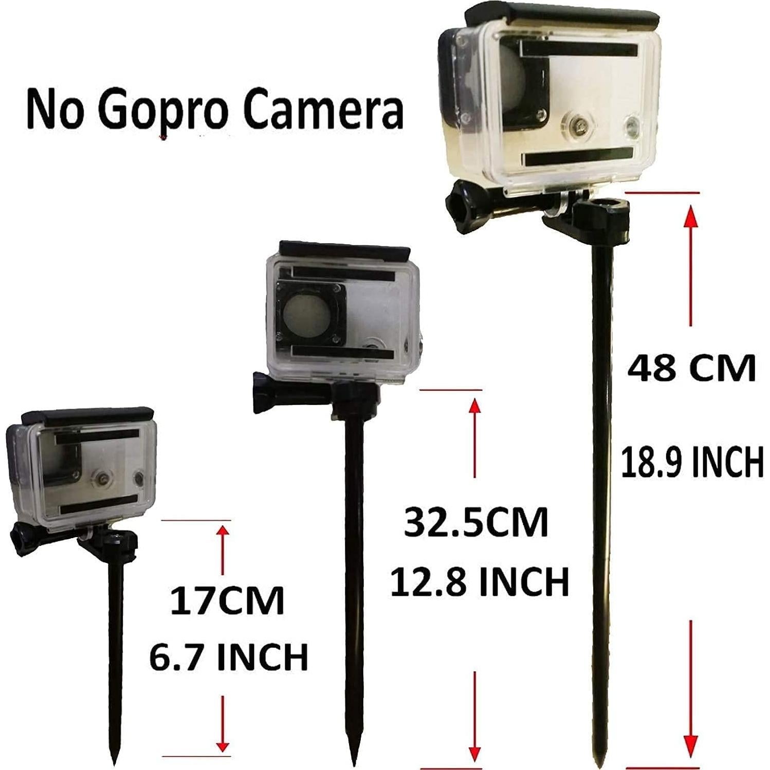 Pico de Estaca Ajustable para Cámara de Acción - 48 cm