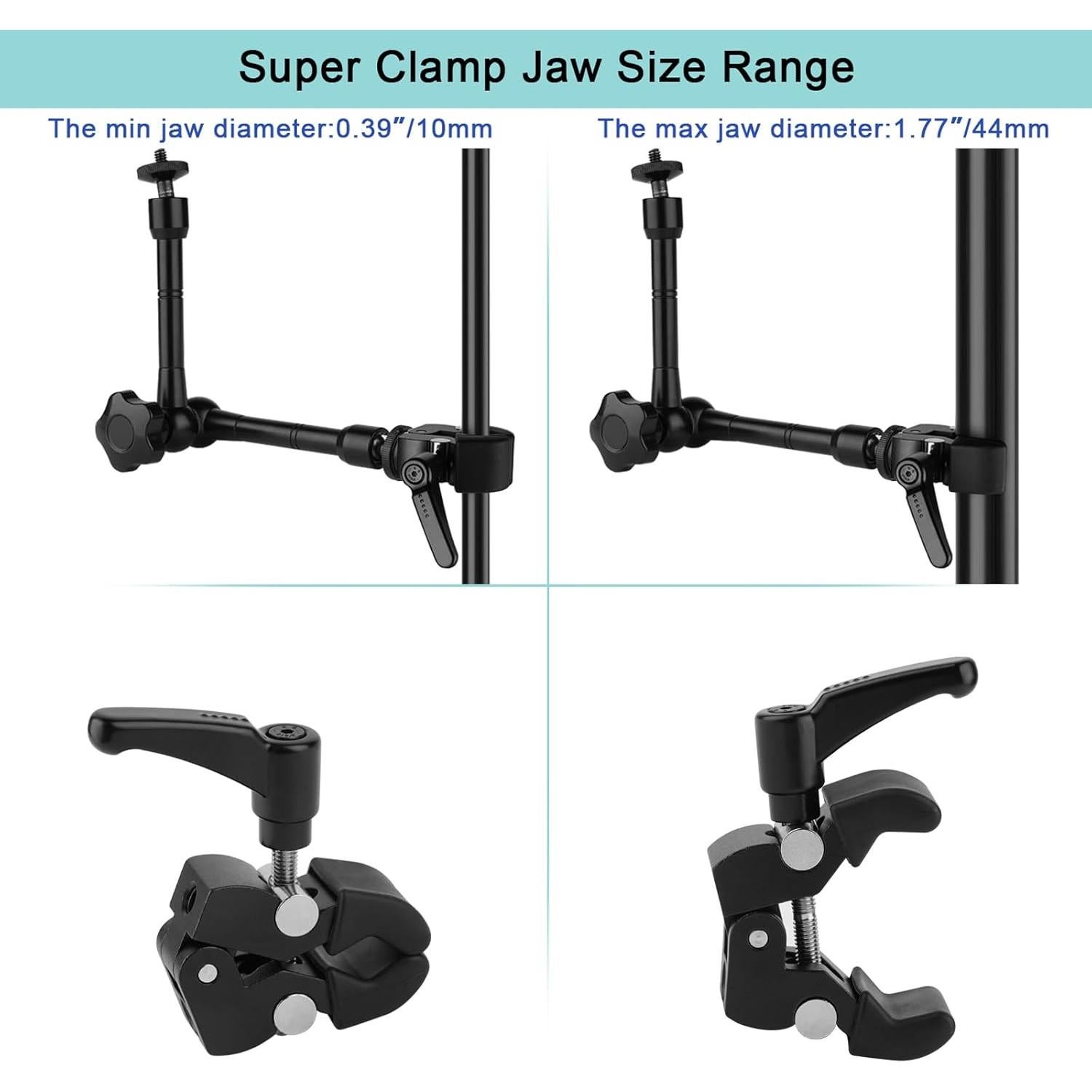 Soporte de Montaje Mippko Super Crab Clamp 25.5 cm Ajustable