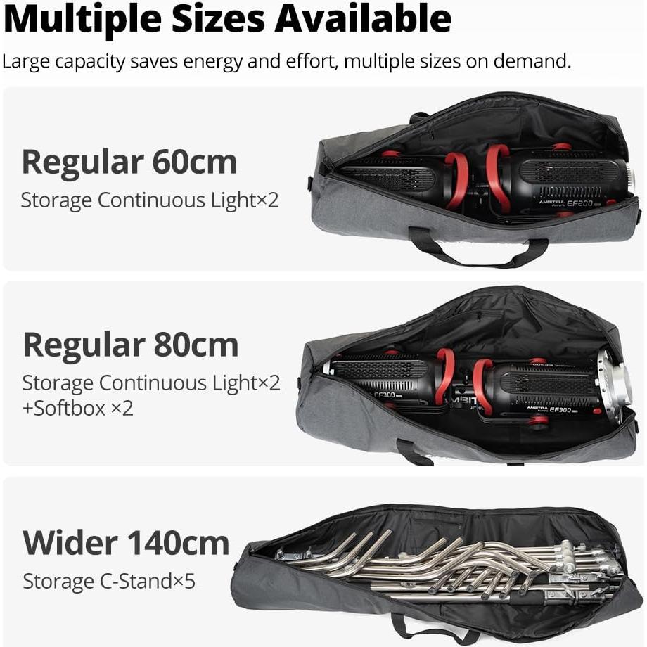 Bolsa de Transporte para Trípode AMBITFUL 60cm Resistente al Agua