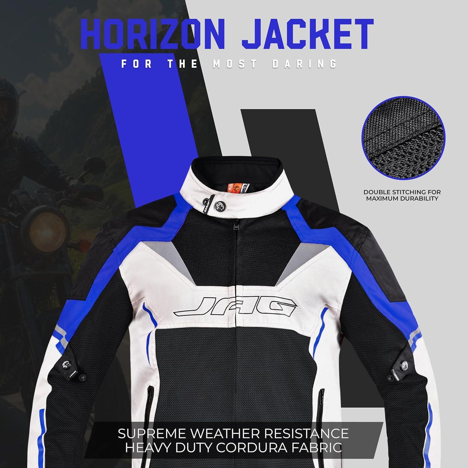 Chaqueta de Motocicleta JAG Horizon - Alta Visibilidad CE