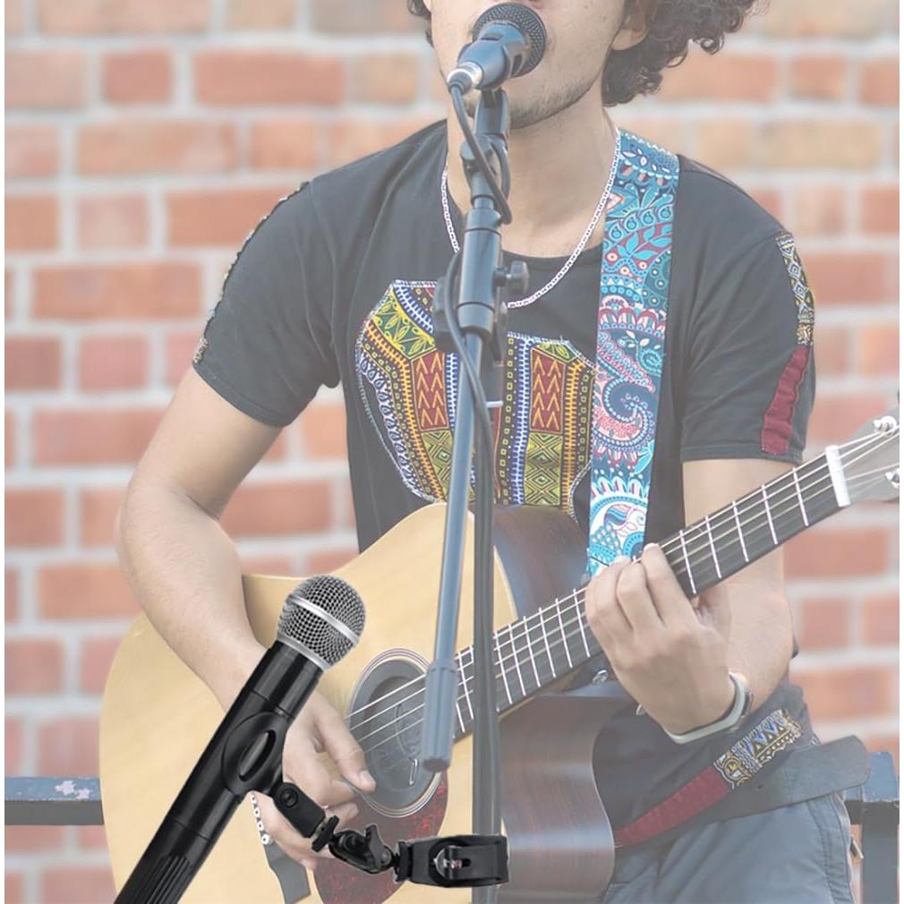 Soporte de micrófono Mic Crab Clamp con ajuste 1/4" a 5/8"