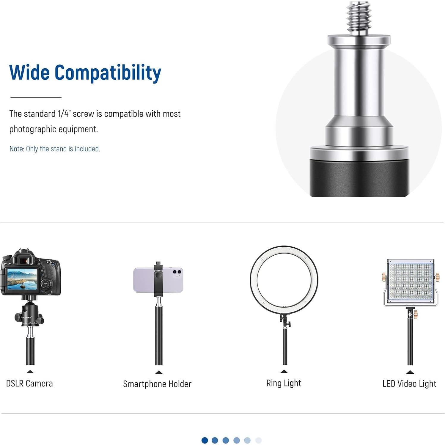 Soporte de Escritorio NEEWER para Cámara y Luz - Paquete de 2