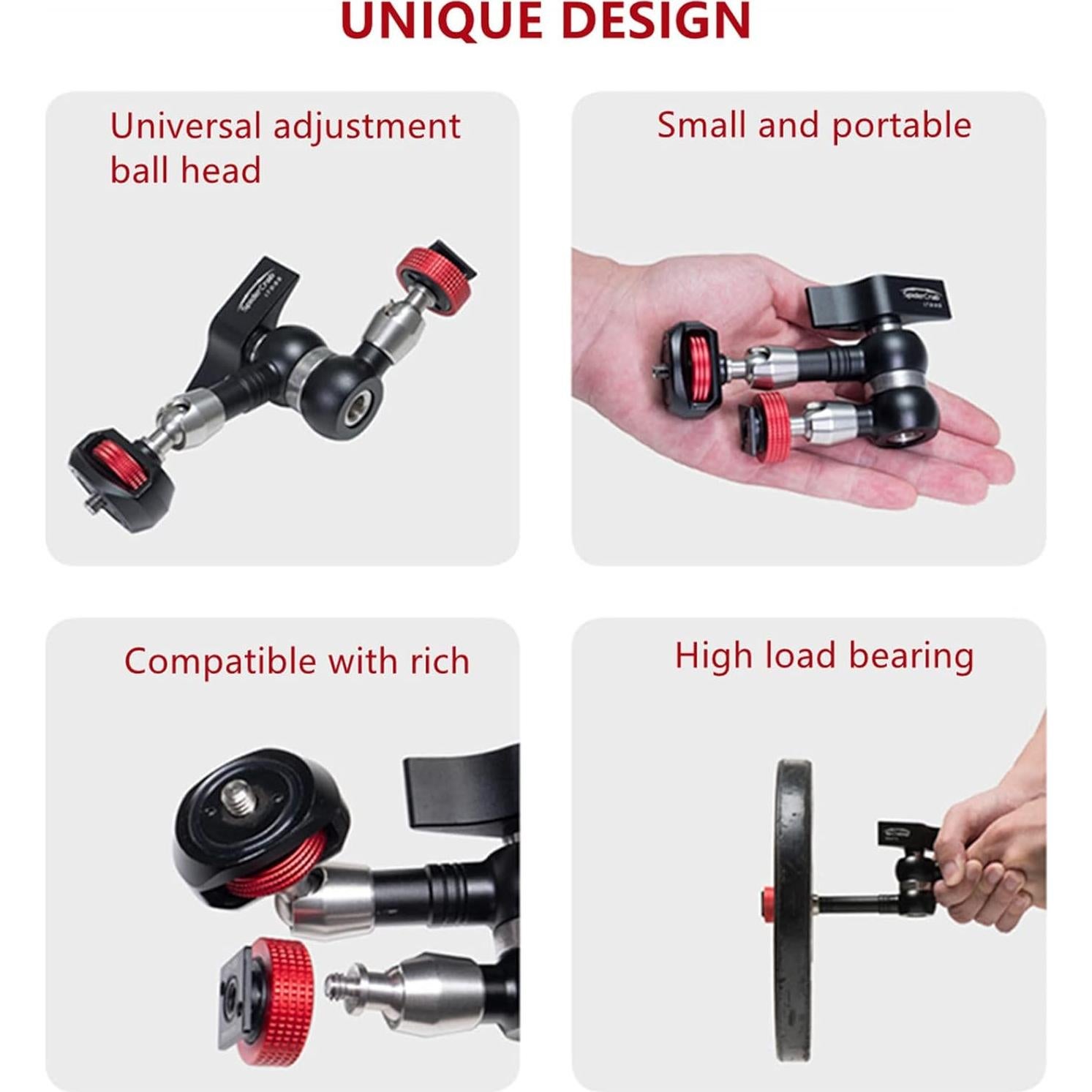 Brazo Mágico Articulado IFOOTAGE 14 cm con Zapata Fría