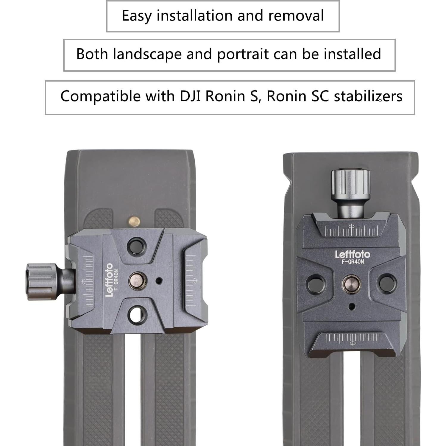 Abrazadera de liberación rápida Arca-Swiss Leftfoto para cámara