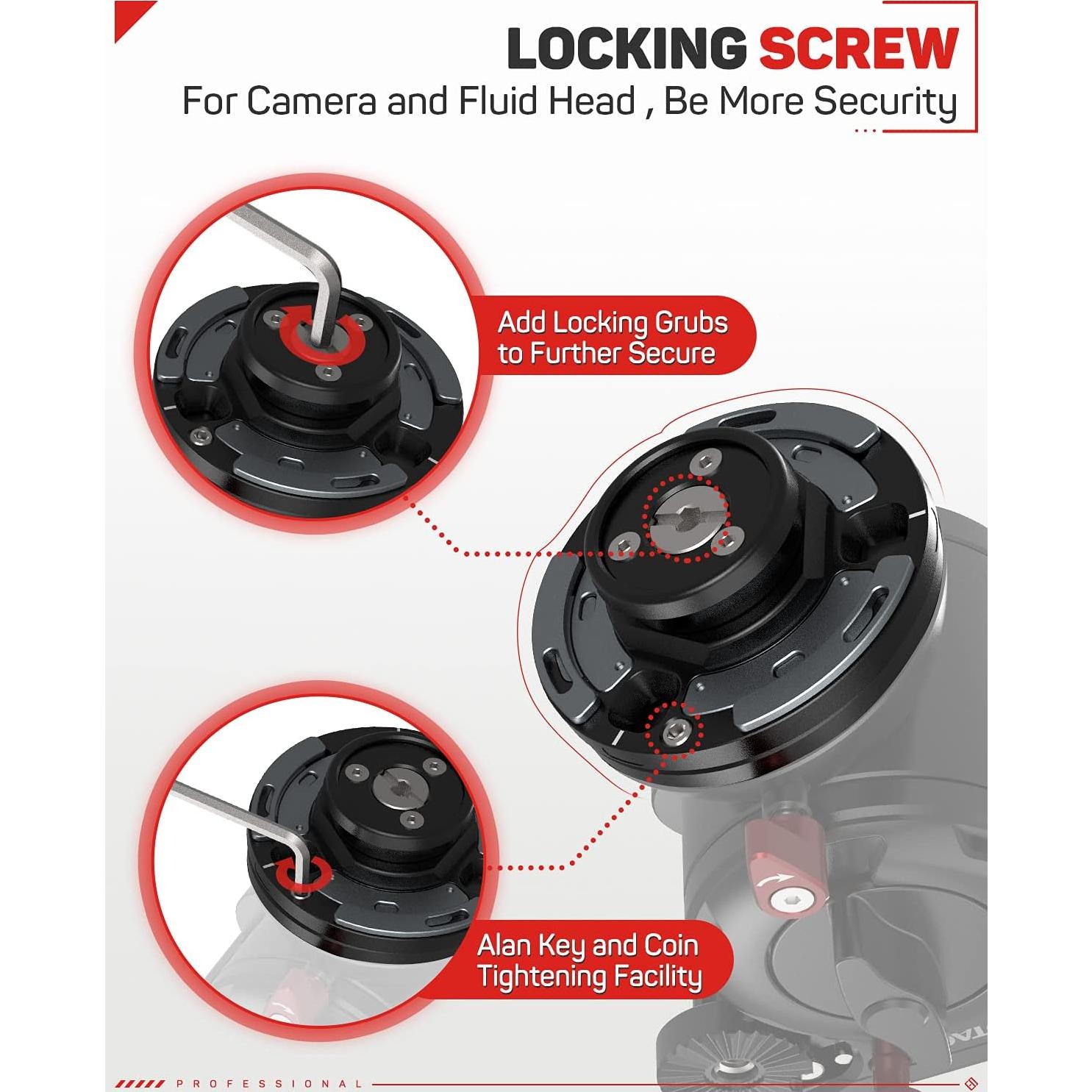 Placa de Liberación Rápida IFOOTAGE Seastar Q1S para Trípode