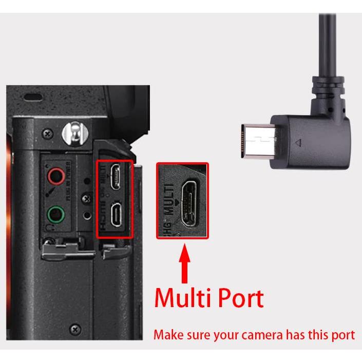 Cable de Control y Carga Multiport CexoTech para Cámaras Sony