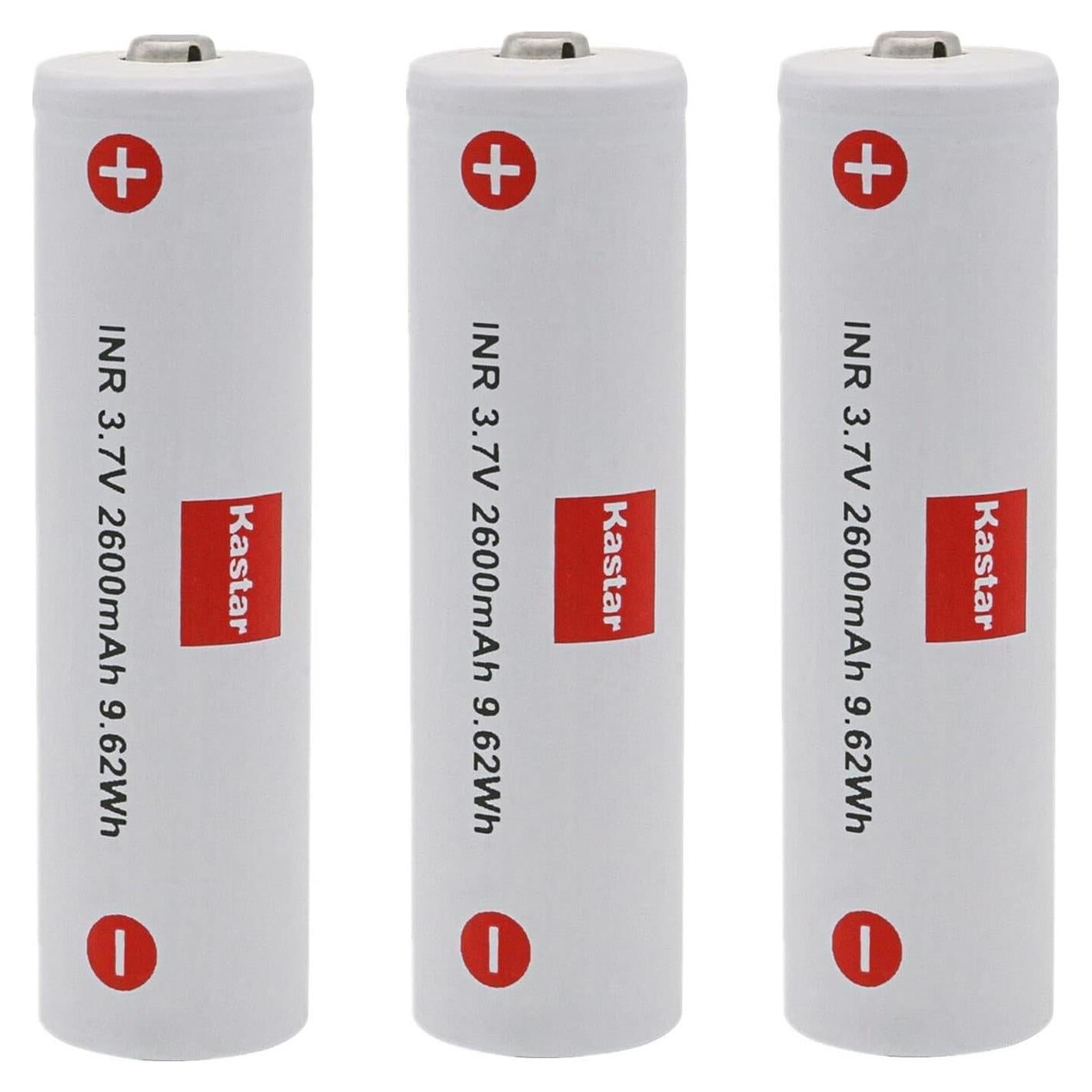 Baterías Recargables Kastar 3-Pack 3.7V 2600mAh para Gimbal Zhiyun