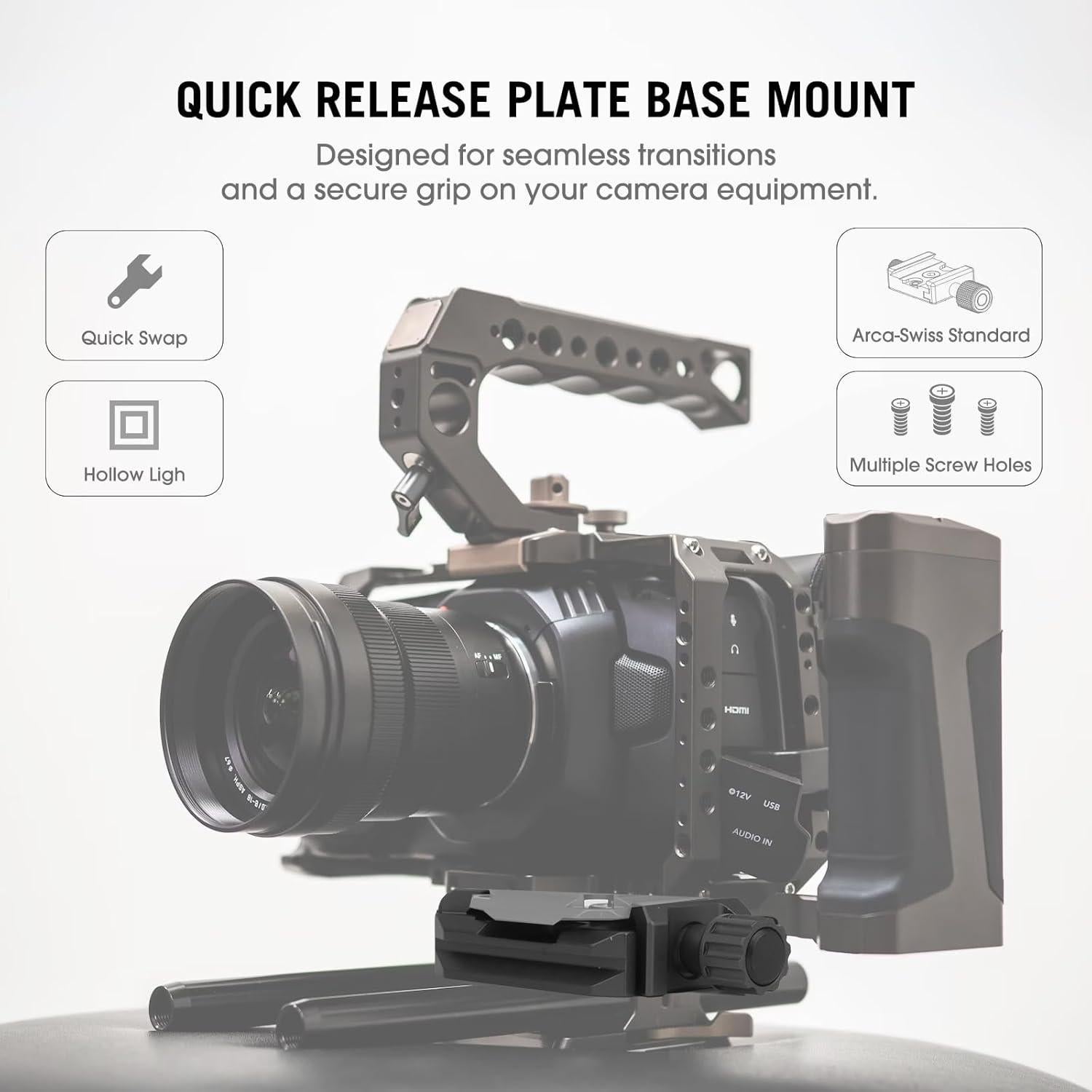 CAME-TV Abrazadera Liberación Rápida Arca-Swiss 68003