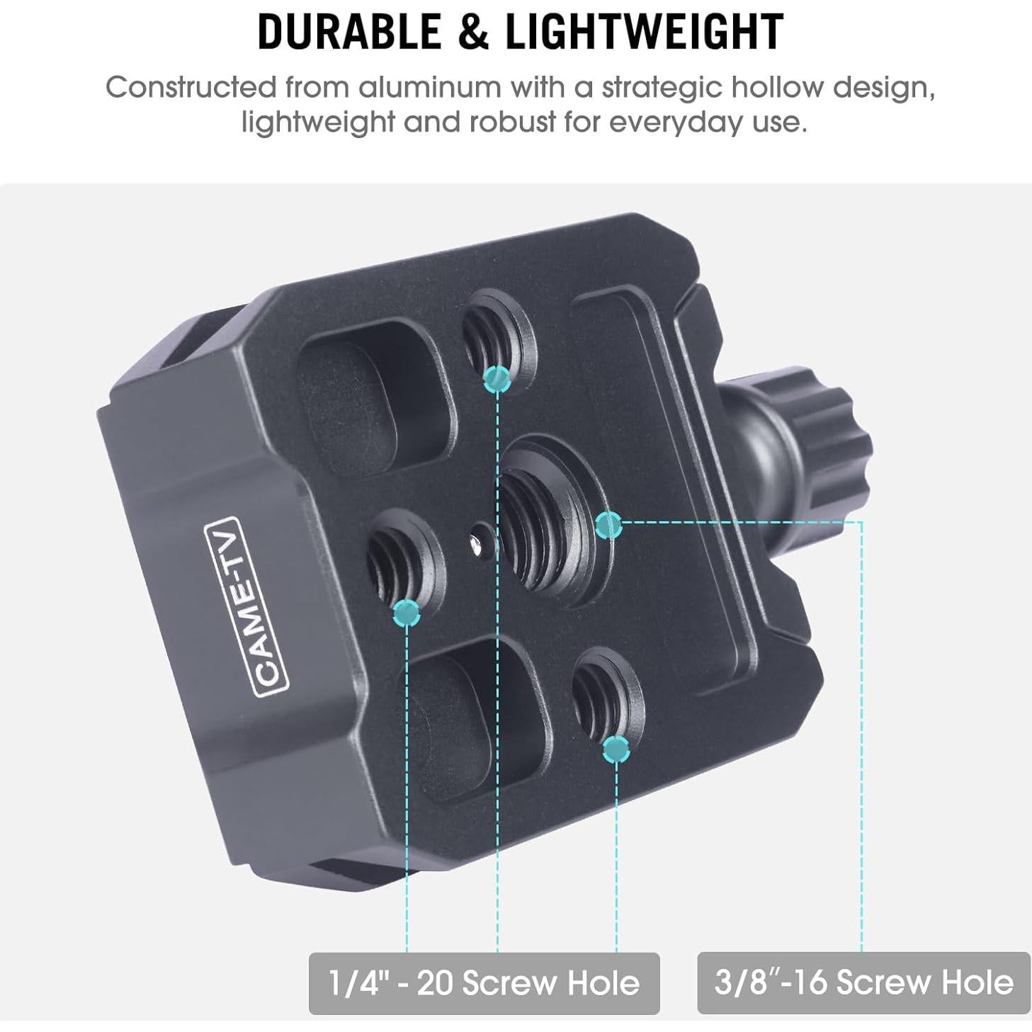 CAME-TV Abrazadera Liberación Rápida Arca-Swiss 68003