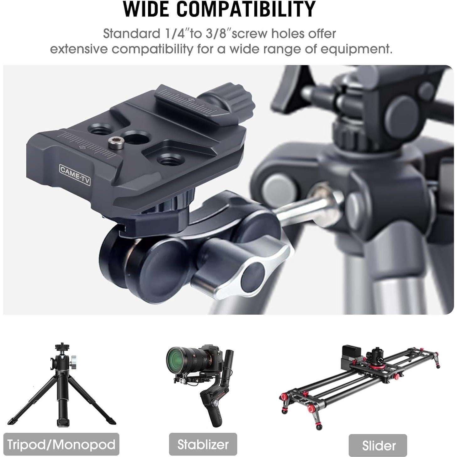 CAME-TV Abrazadera Liberación Rápida Arca-Swiss 68003