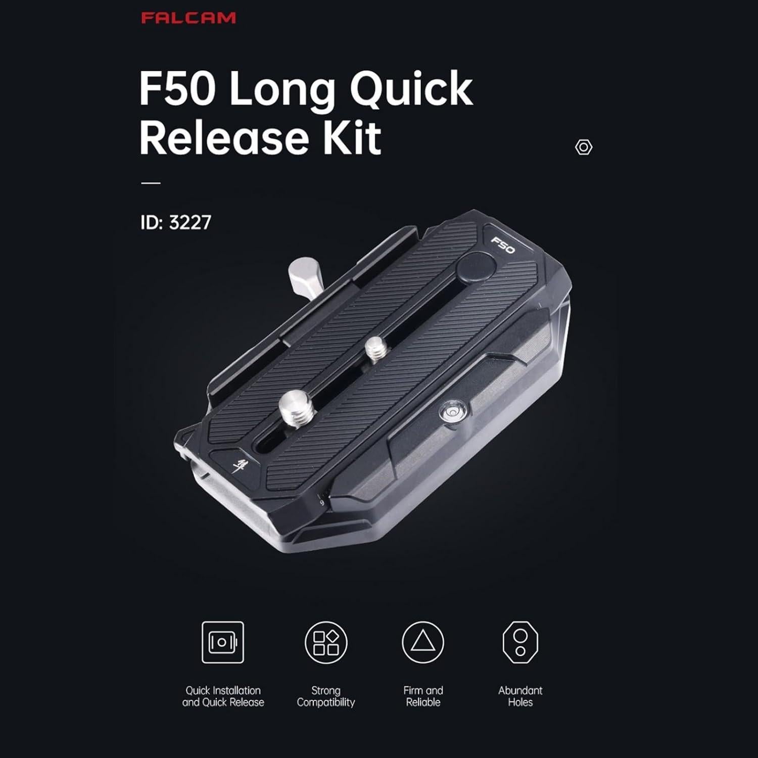 Kit Liberación Rápida F50 FALCAM para Cámara de Cine 50kg