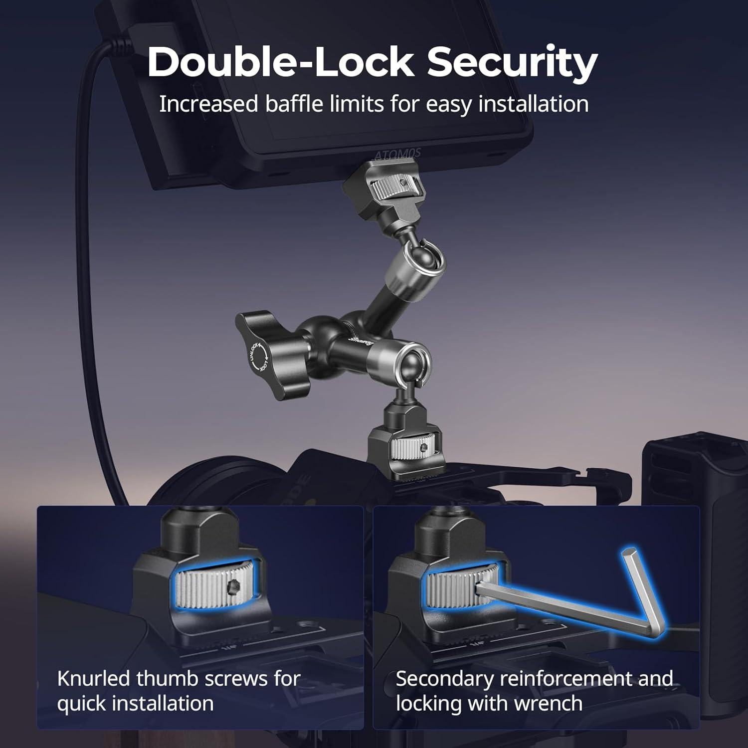 Brazo Mágico SmallRig 5308 de 18cm para Cámaras y Luces