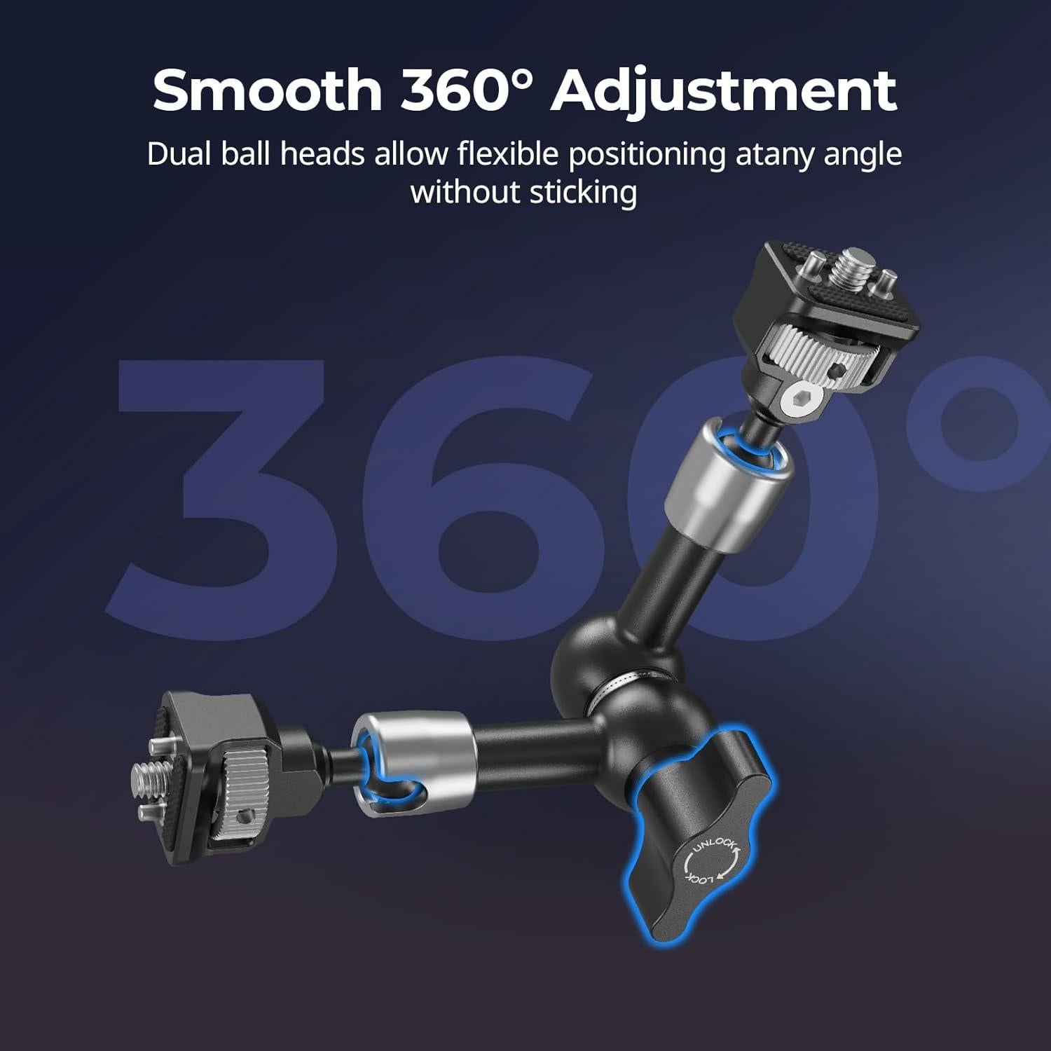 Brazo Mágico SmallRig 5308 de 18cm para Cámaras y Luces