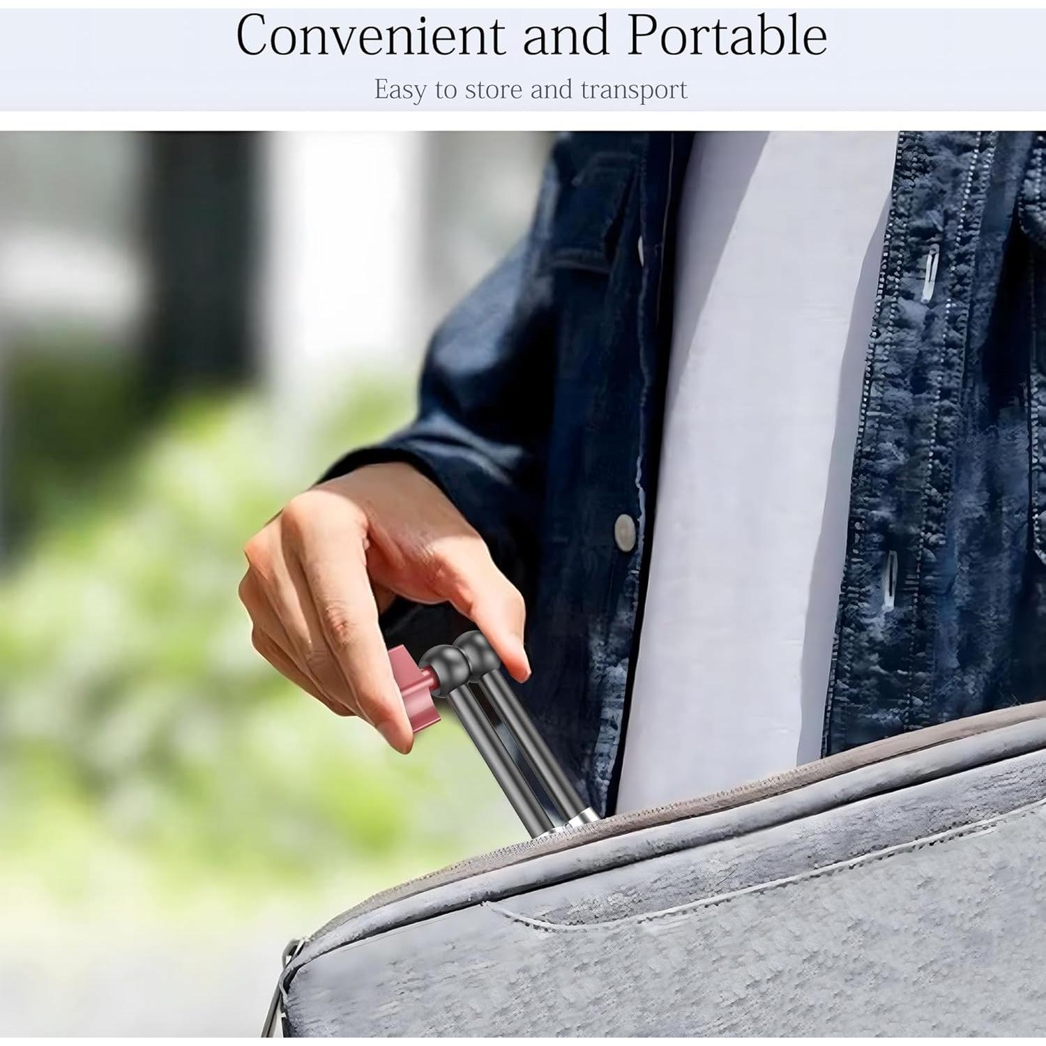 Soporte de cámara Taisioner con brazo mágico 24.5cm y abrazadera