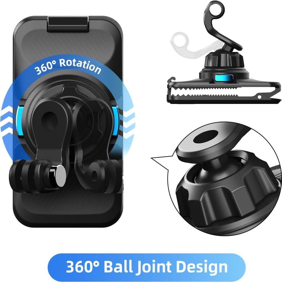 Soporte Magnético para Mochila SUREWO 360° Liberación Rápida