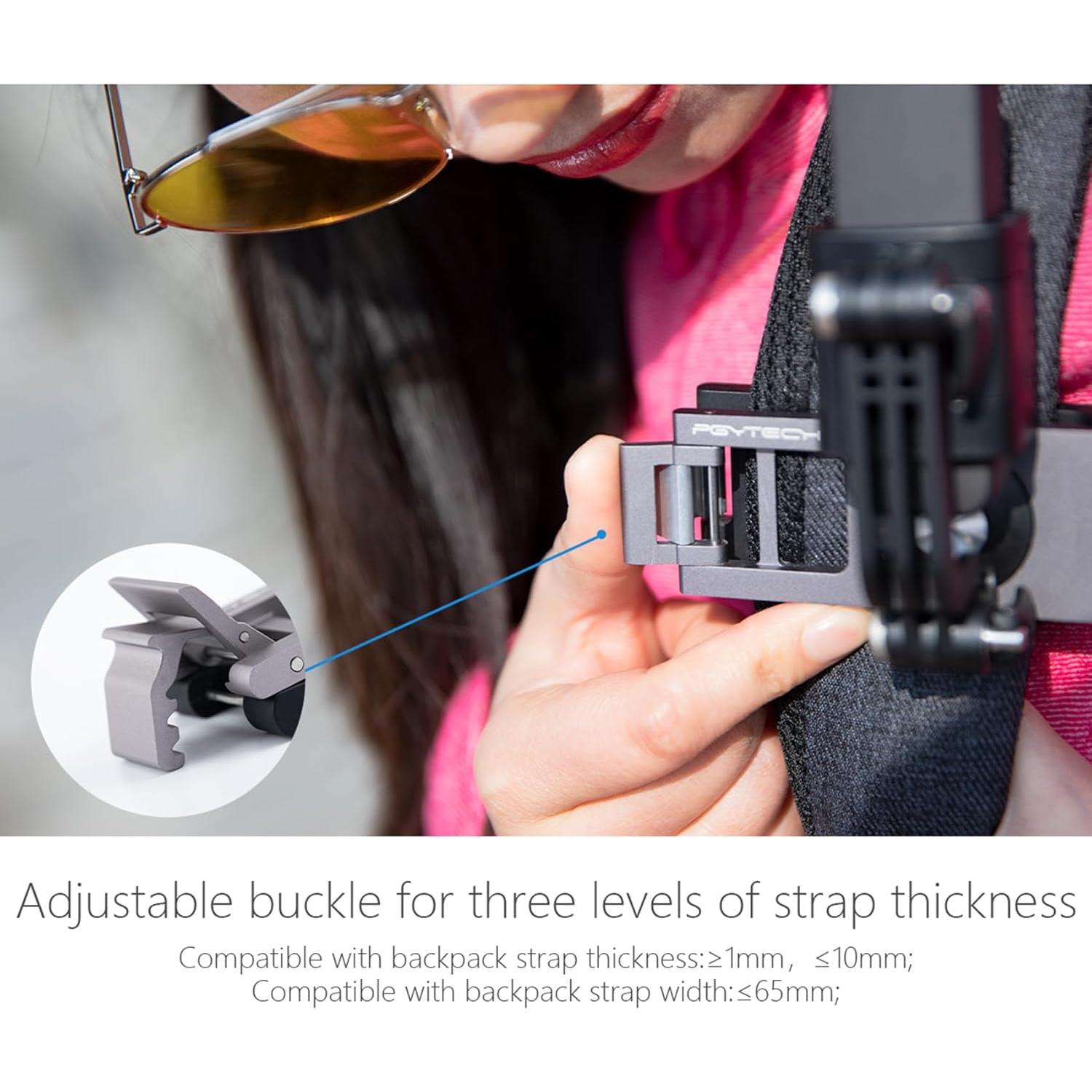 Clip de Soporte para Correa de Mochila PGYTECH Universal