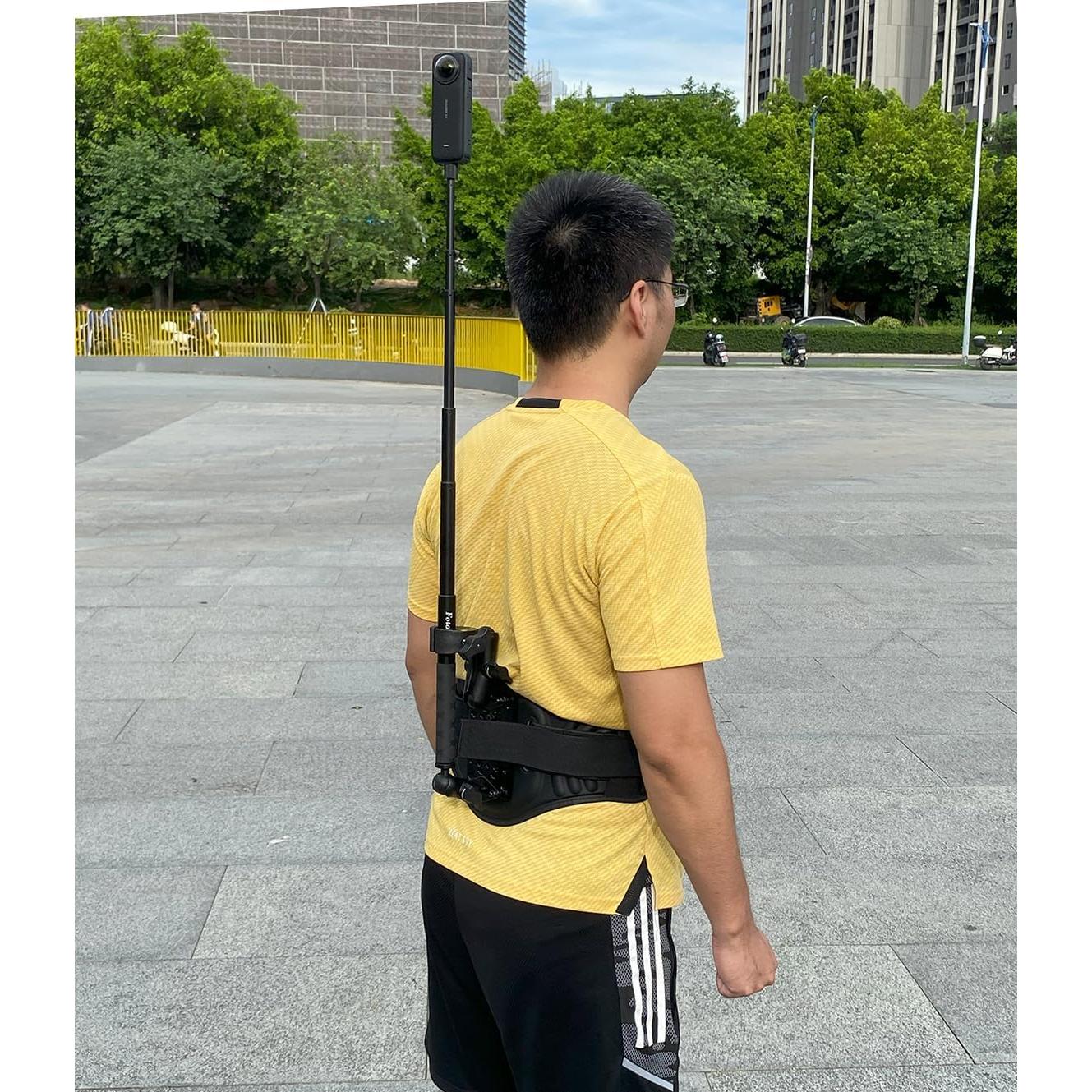 Montura de Cintura FT para Cámaras de Acción Ajustable 139.7 cm