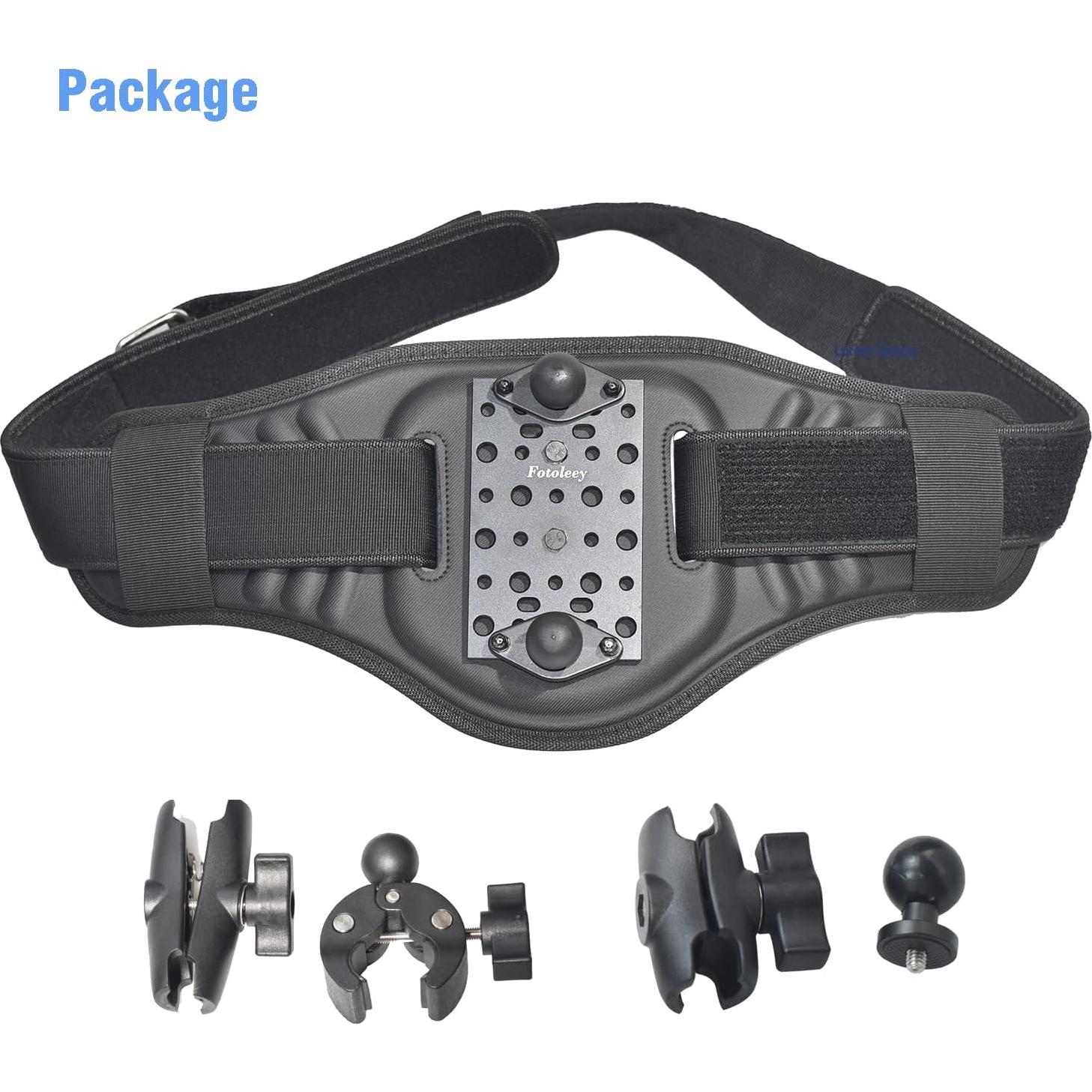 Montura de Cintura FT para Cámaras de Acción Ajustable 139.7 cm