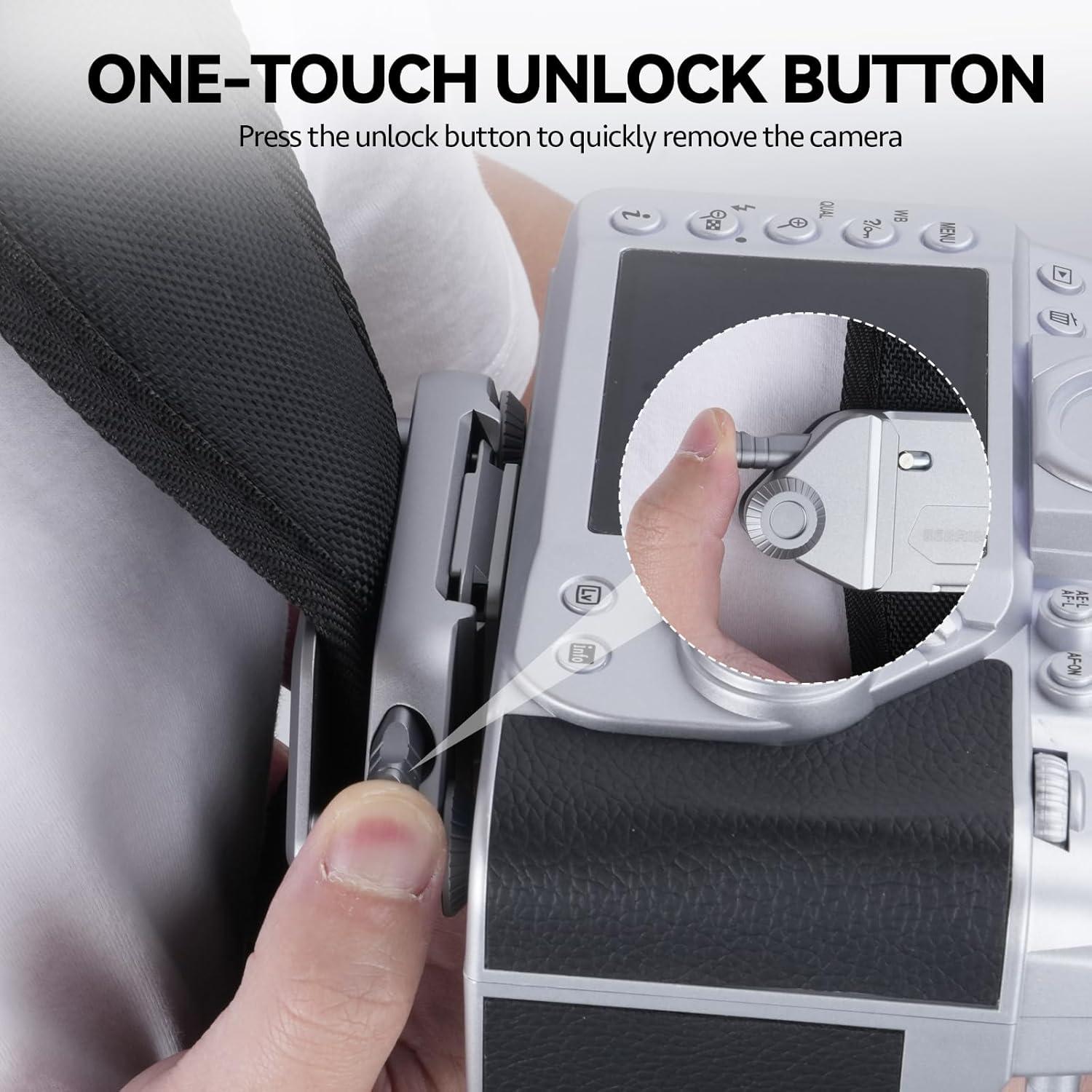 Clip de cámara para mochila Bebaimis B1 con liberación rápida