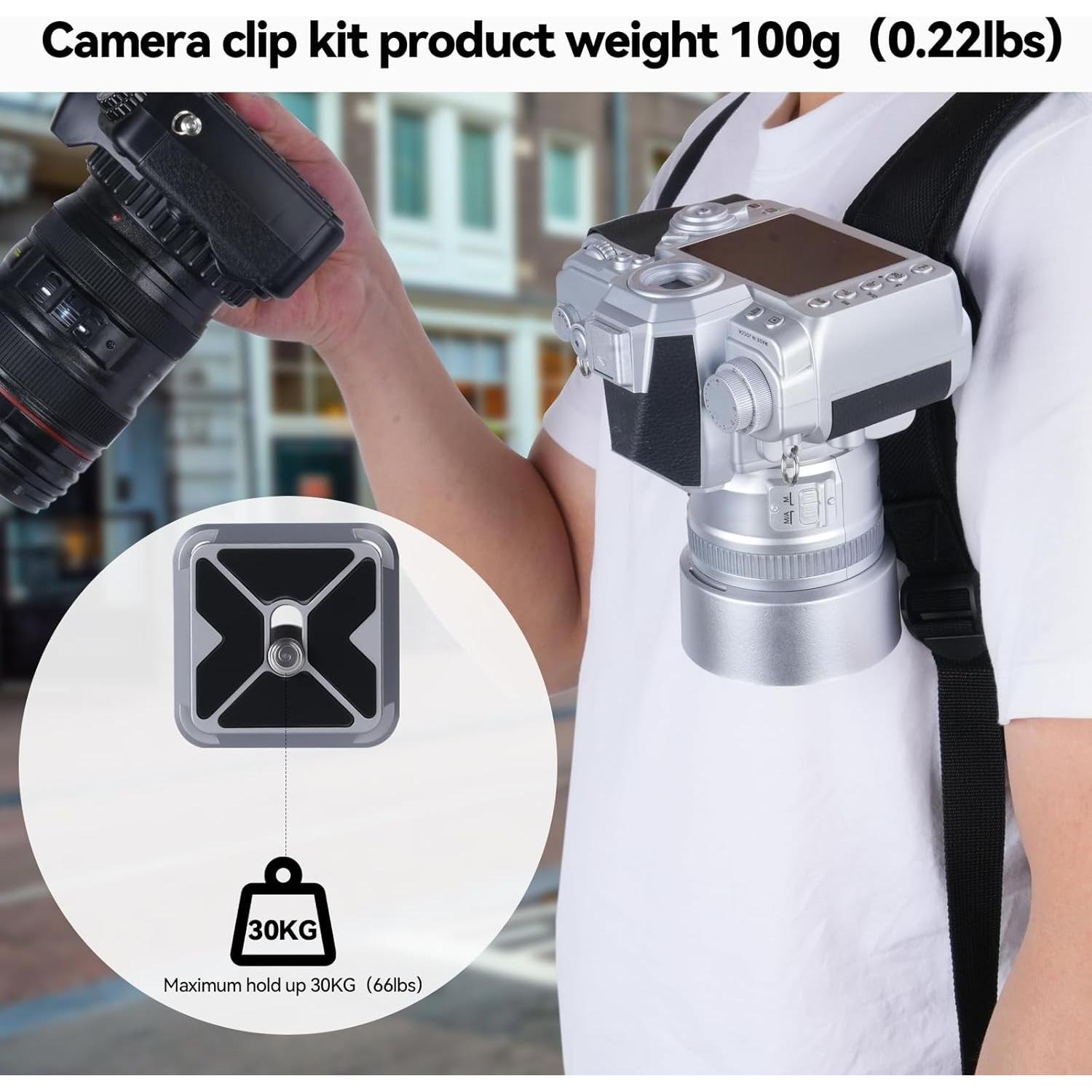 Clip de cámara para mochila Bebaimis B1 con liberación rápida