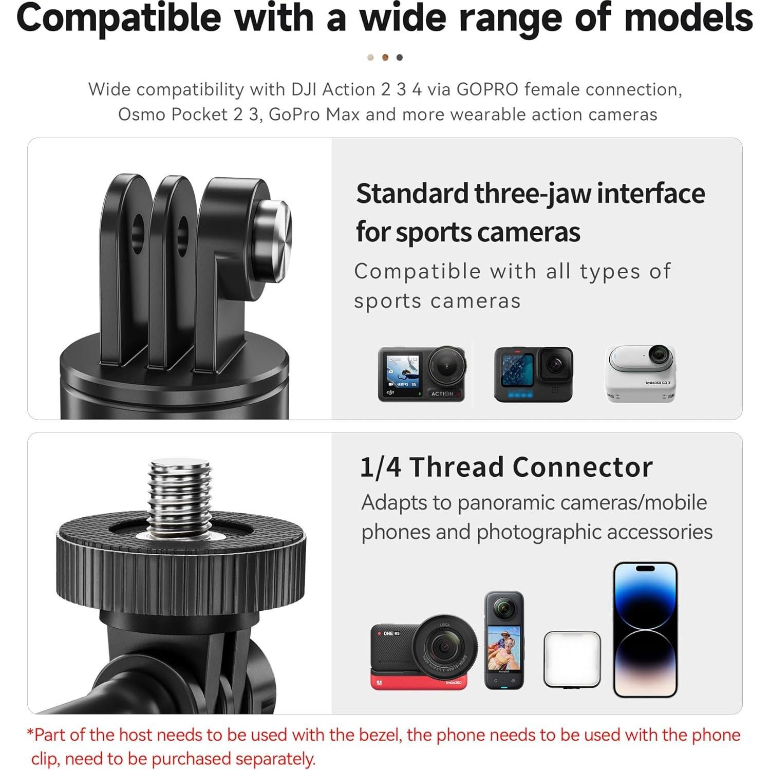 Clip de Montaje Magnético para Mochila Craznick Osmo Pocket 3