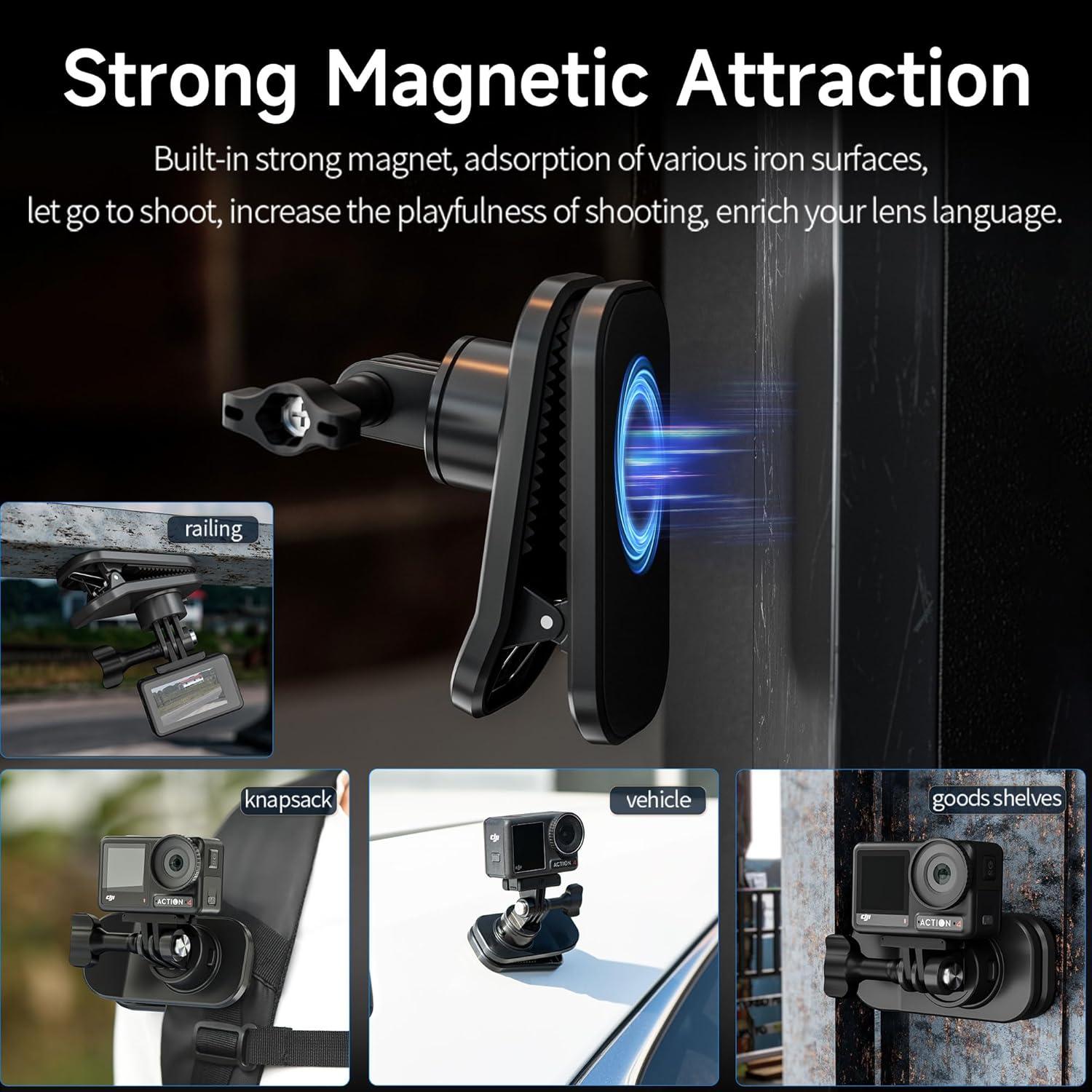 Clip de Montaje Magnético para Mochila Craznick Osmo Pocket 3