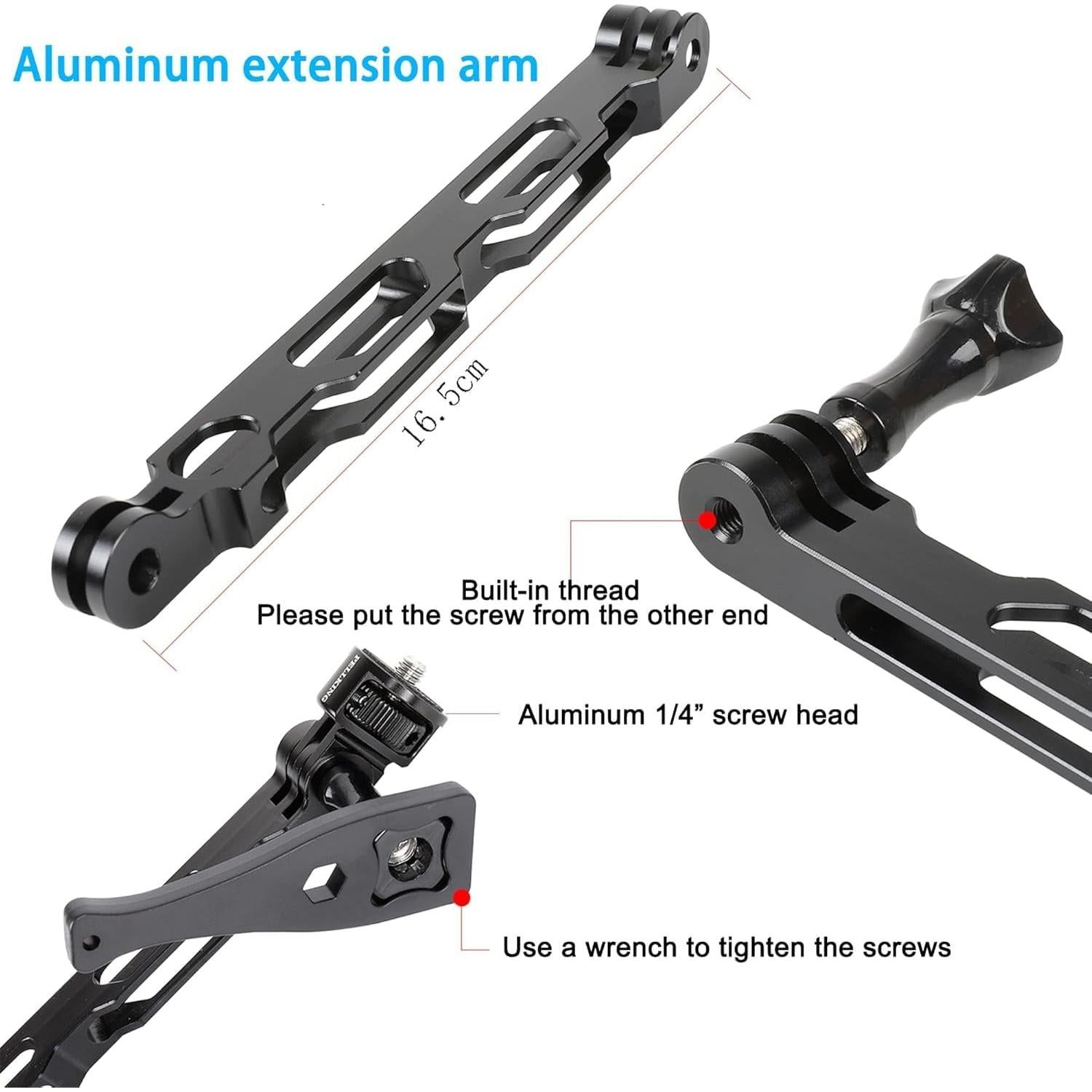 Kit de Montaje PellKing para Insta360 X5/X4 - Manillar y Casco