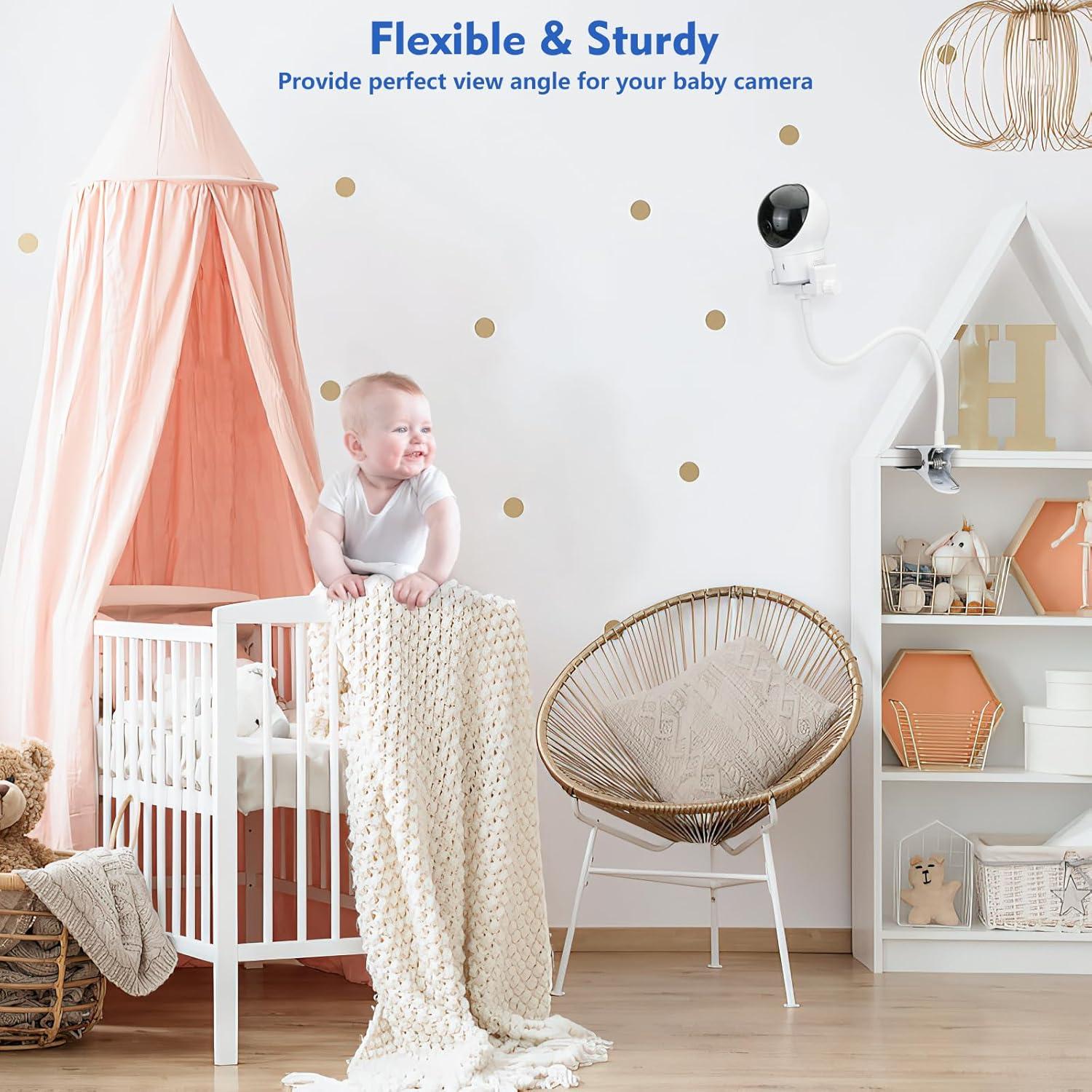 Soporte de Clip para Monitor de Bebé Wochel UHGT8590 Flexible