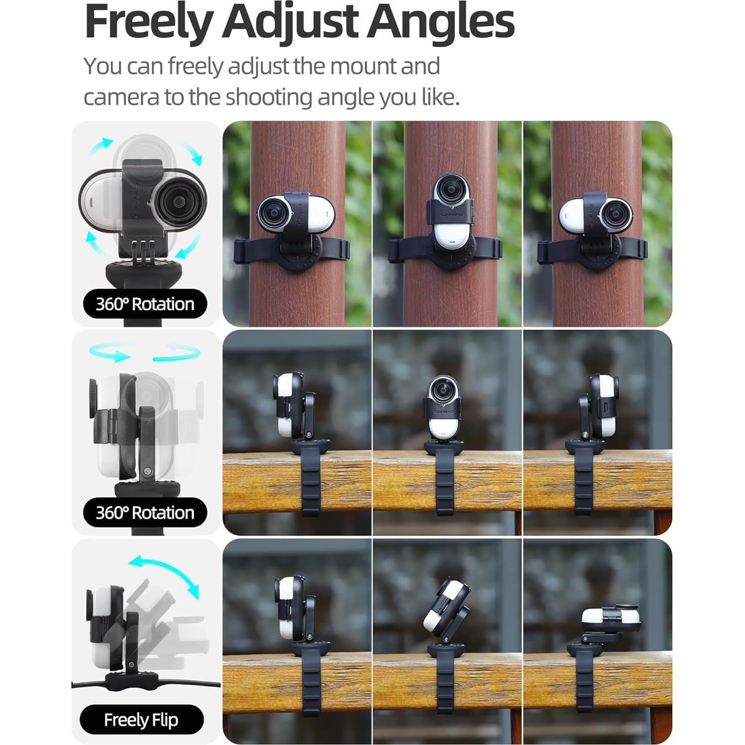 Correa de Silicona y Soporte Magnético BTG para Insta360 Go 3/Go 3S