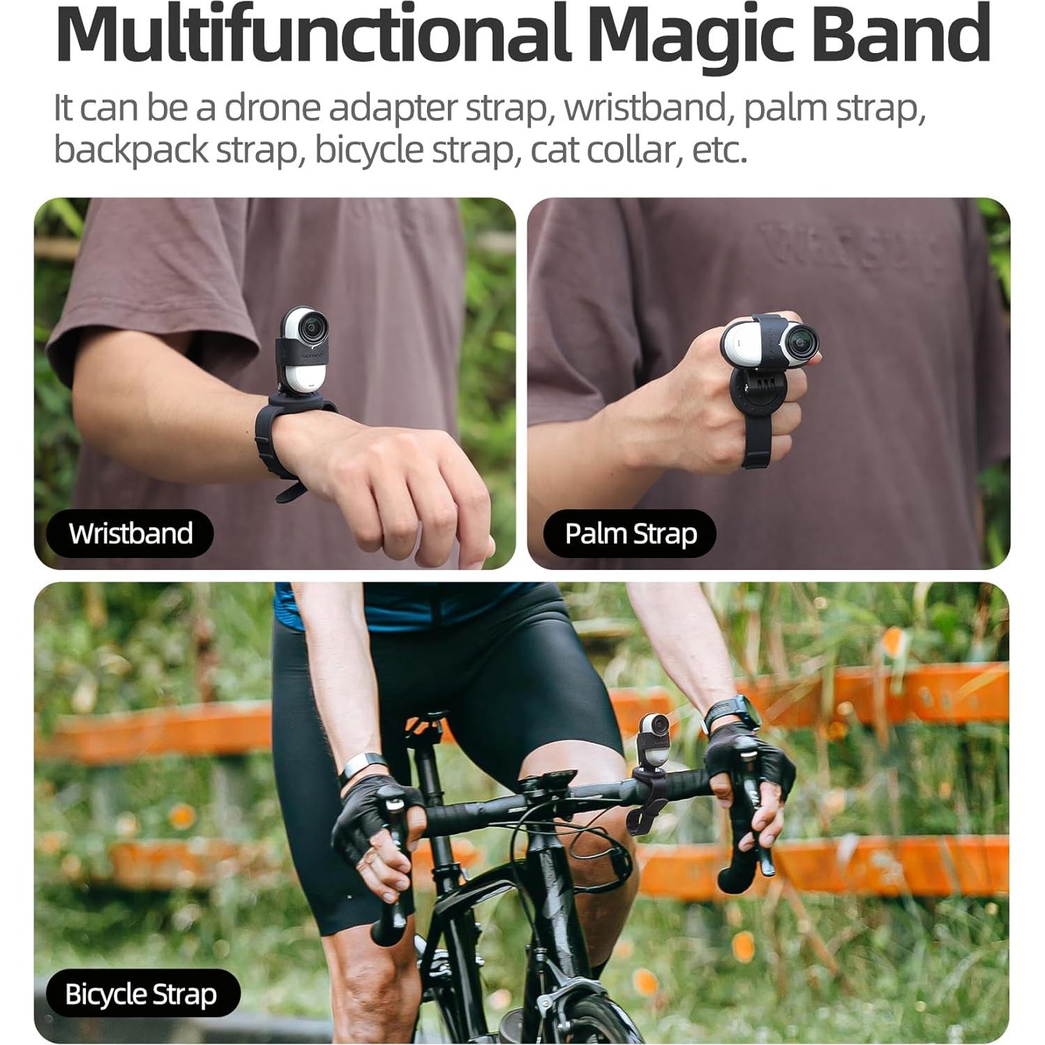 Correa de Silicona y Soporte Magnético BTG para Insta360 Go 3/Go 3S