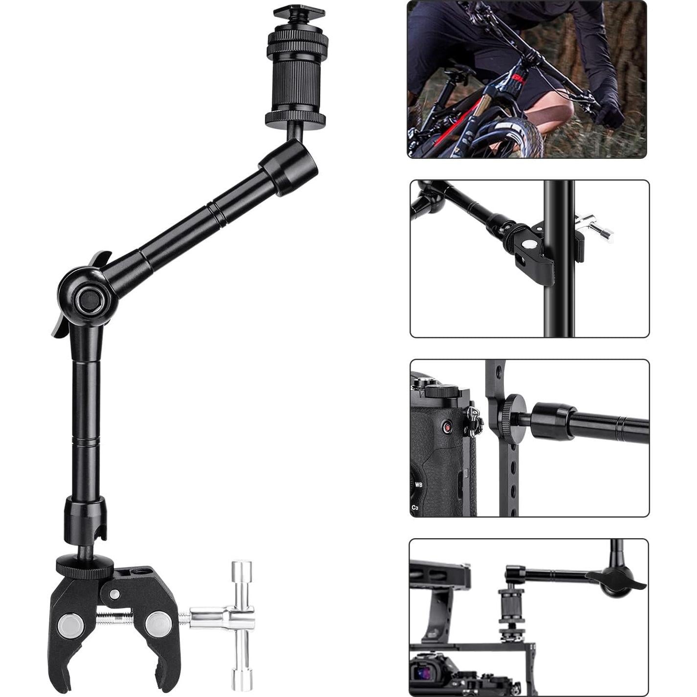 Brazo Mágico Articulado FOMITO 28cm con Super Clamp 2kg