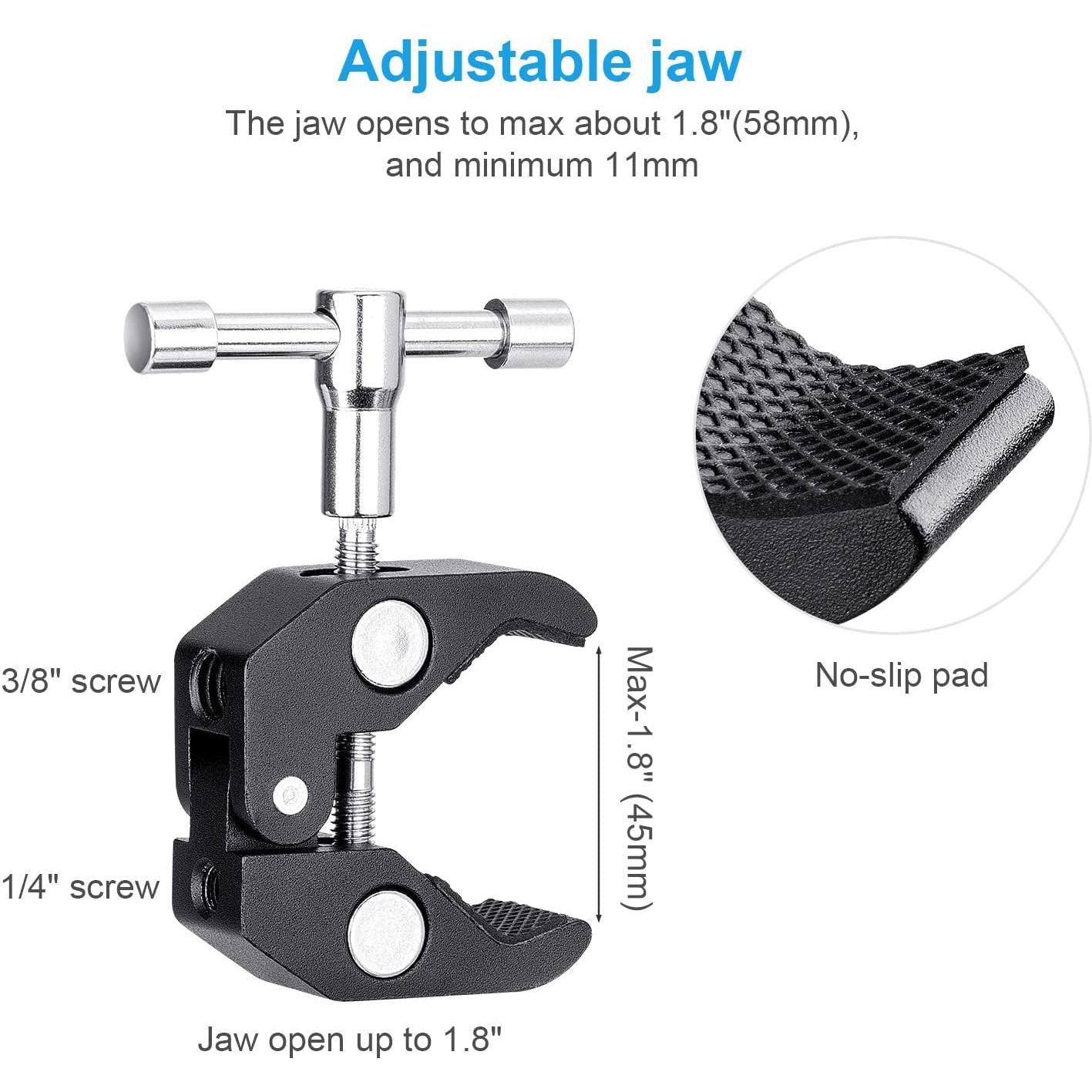 Brazo Mágico Articulado FOMITO 28cm con Super Clamp 2kg