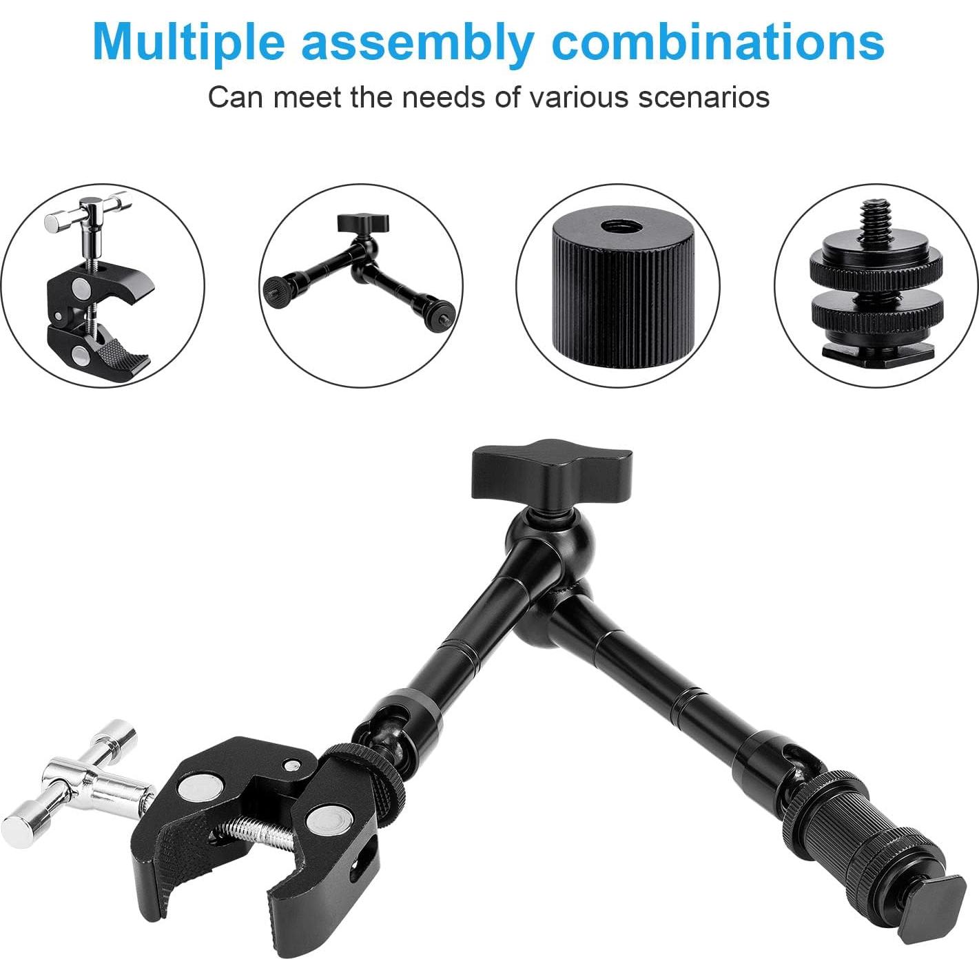 Brazo Mágico Articulado FOMITO 28cm con Super Clamp 2kg