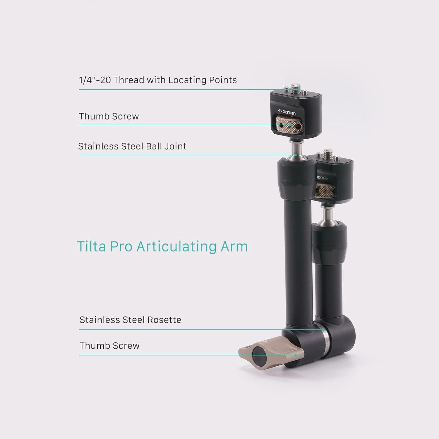 Brazo Articulado Tilta TA-PAA2-B TX para Cámaras 5kg