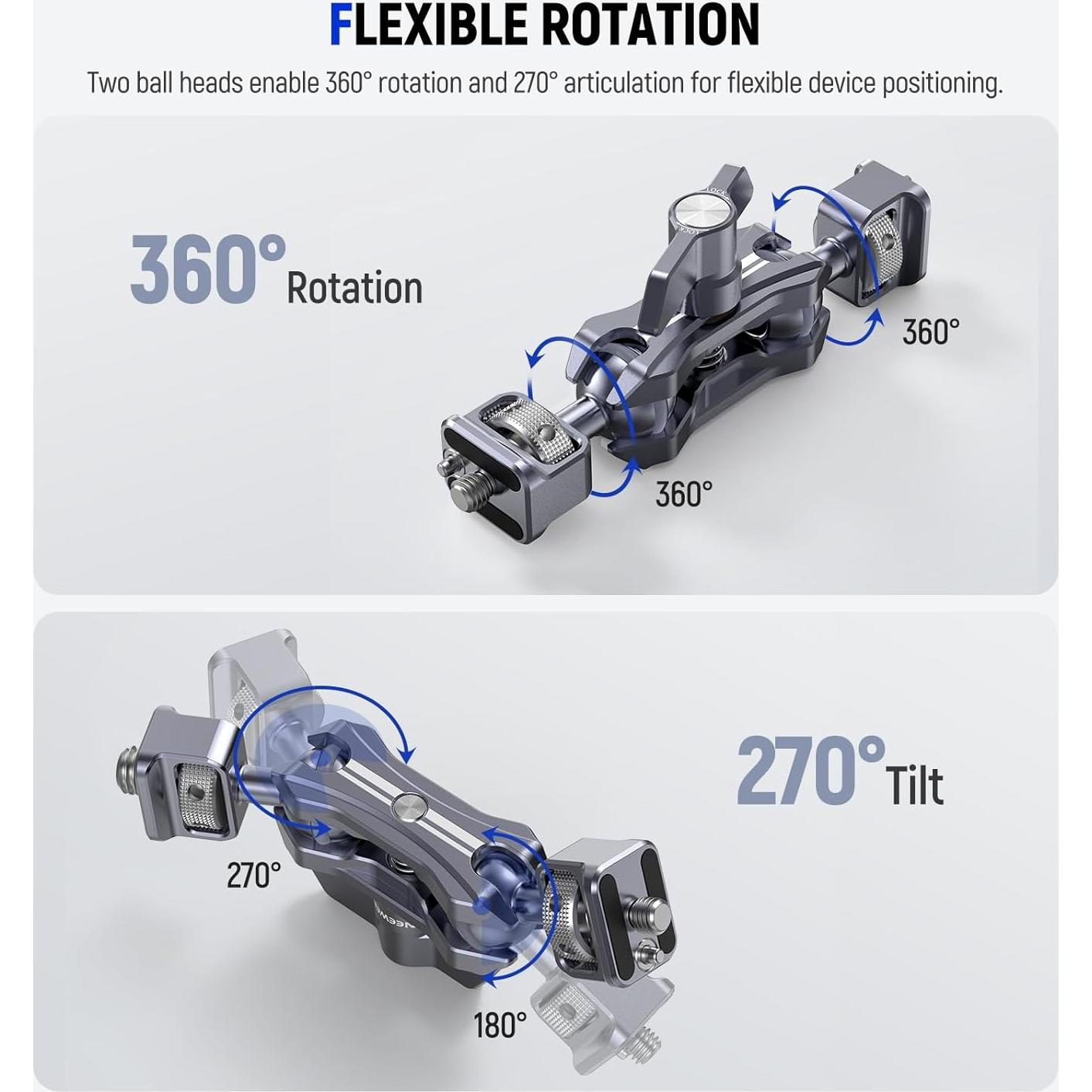 Brazo Mágico Ligero Neewer UA071 para Monitor de Cámara