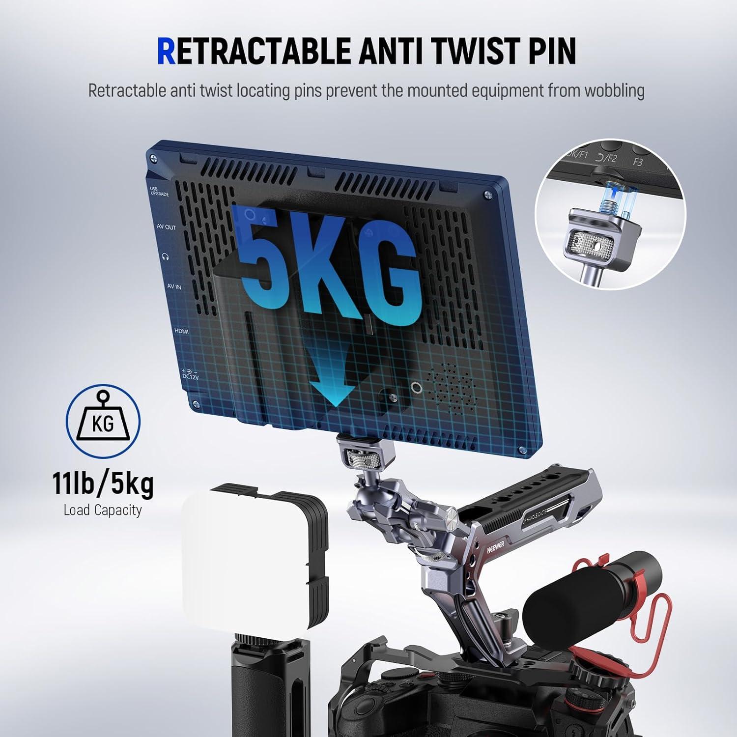 Brazo Mágico Ligero Neewer UA071 para Monitor de Cámara