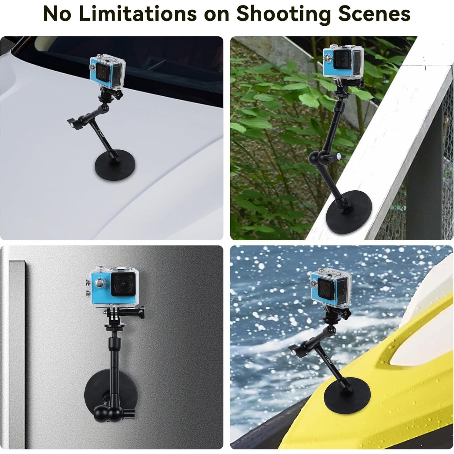 Soporte de Cámara Magnético UTEBIT 88mm con Brazo de 27.94cm