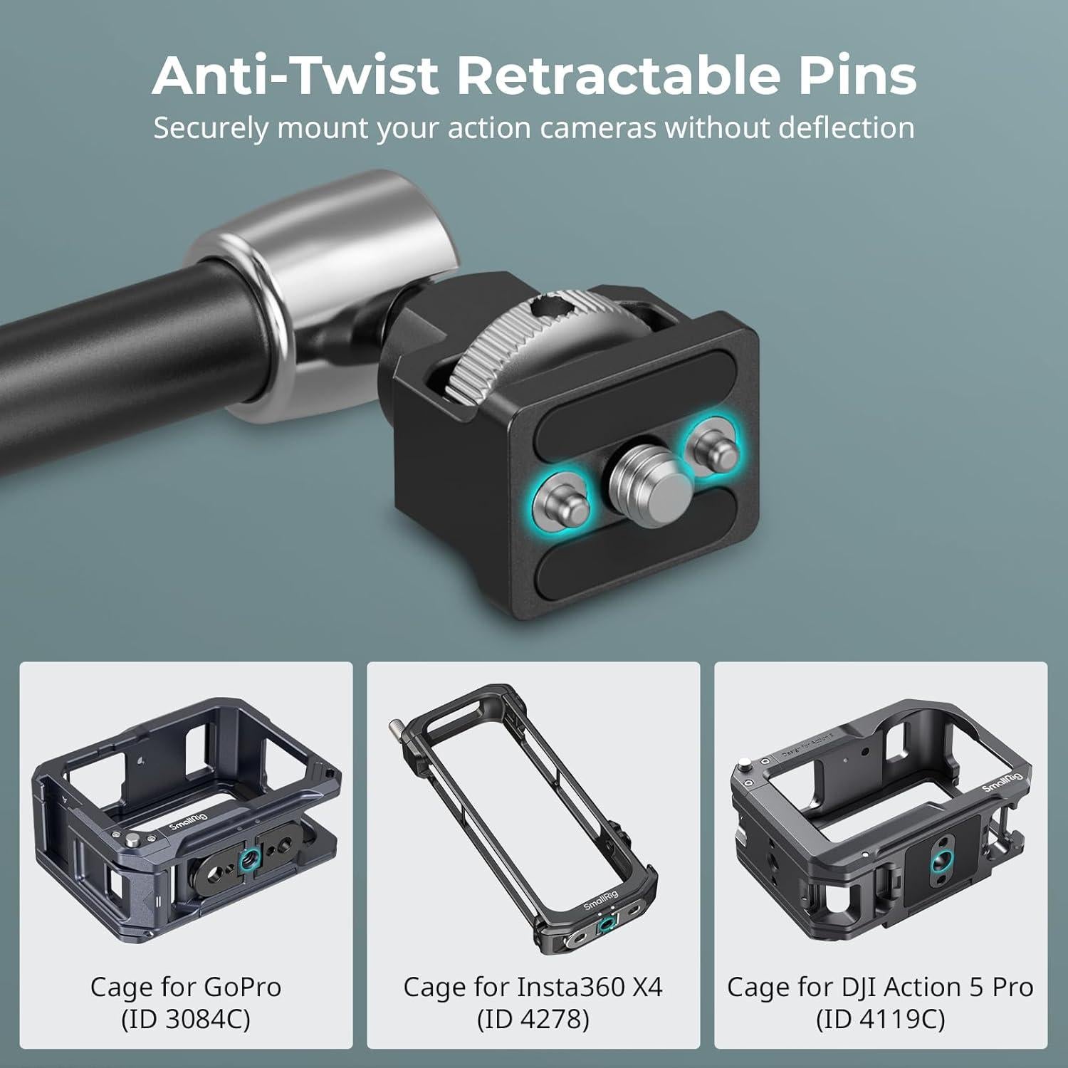 Brazo Mágico SmallRig 5312 con Abrazadera Antideflectante 1.5kg