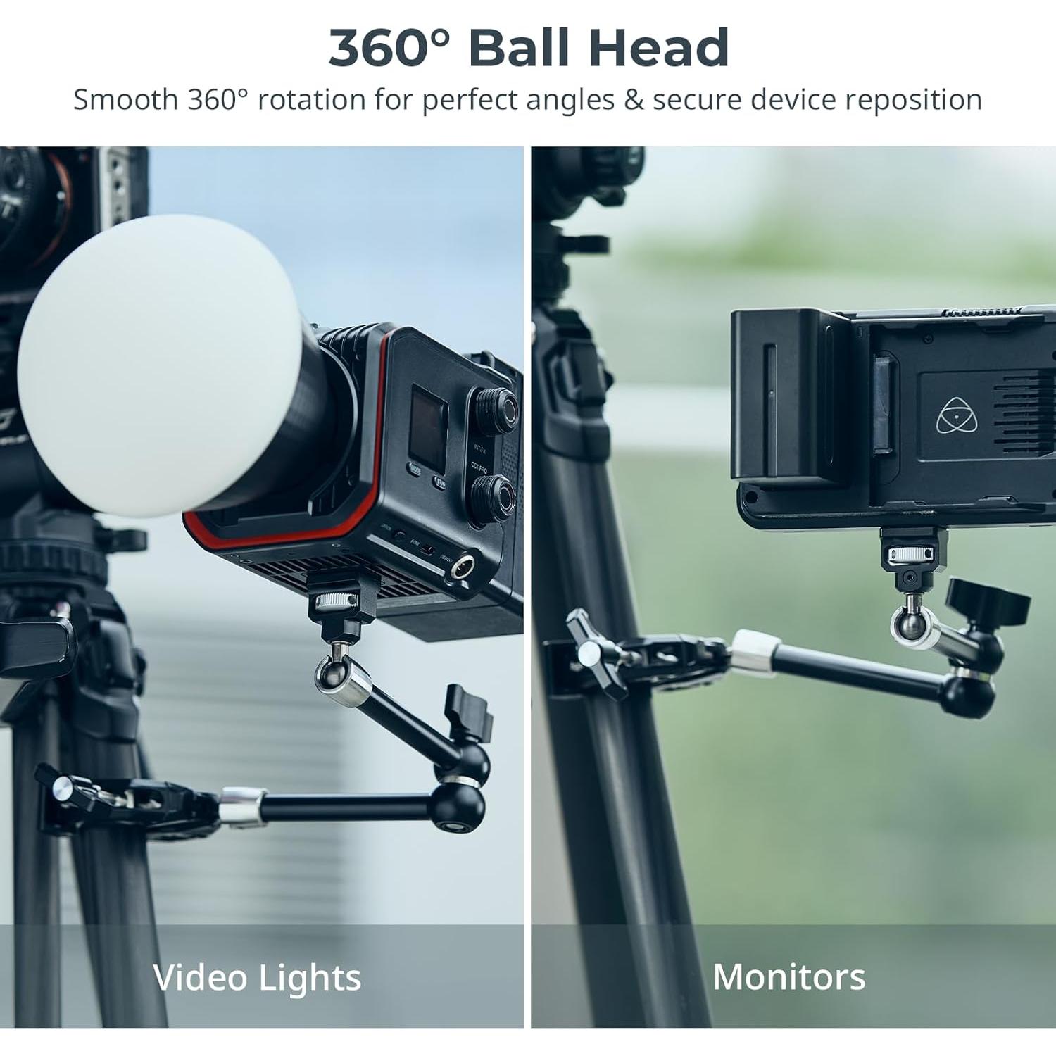 Brazo Mágico SmallRig 5312 con Abrazadera Antideflectante 1.5kg