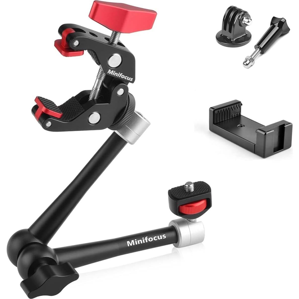 Brazo Mágico Articulado 28cm MINIFOCUS con Super Abrazadera