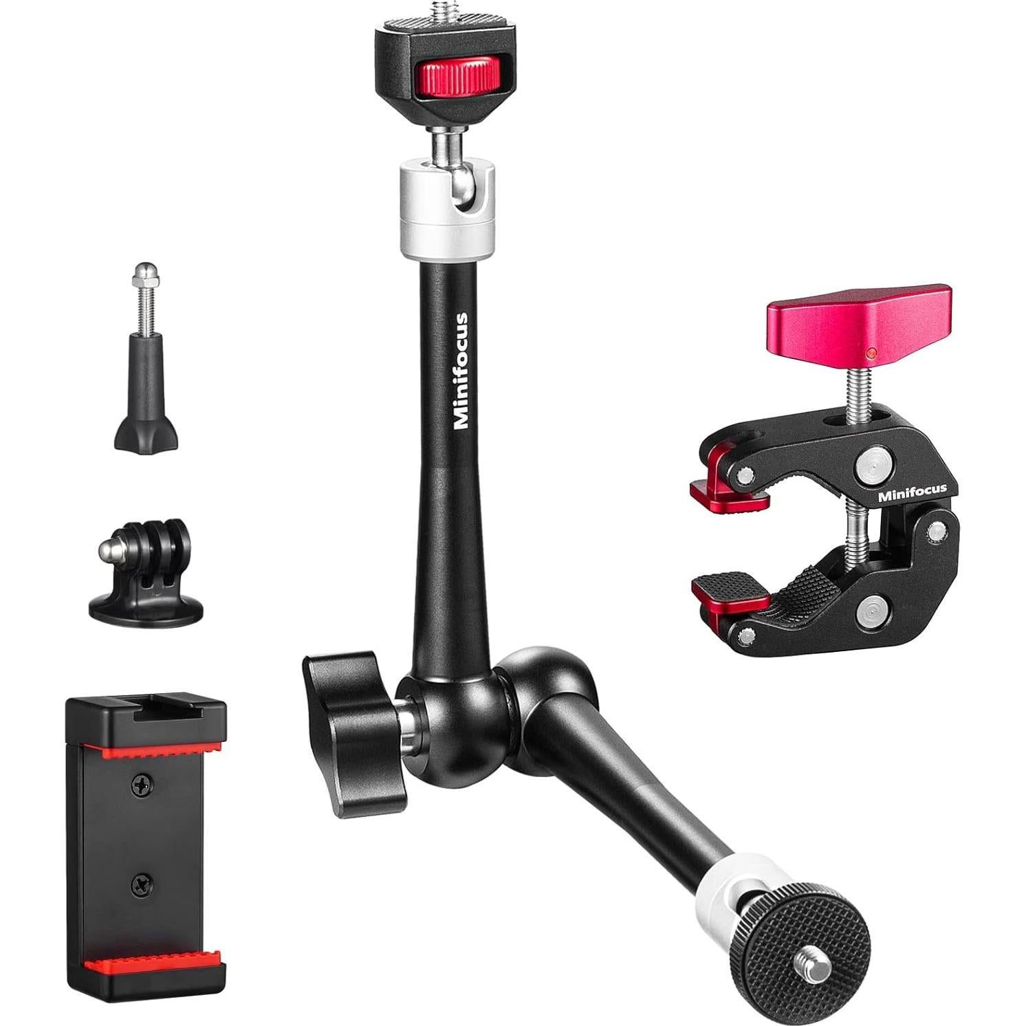 Brazo Mágico Articulado 28cm MINIFOCUS con Super Abrazadera