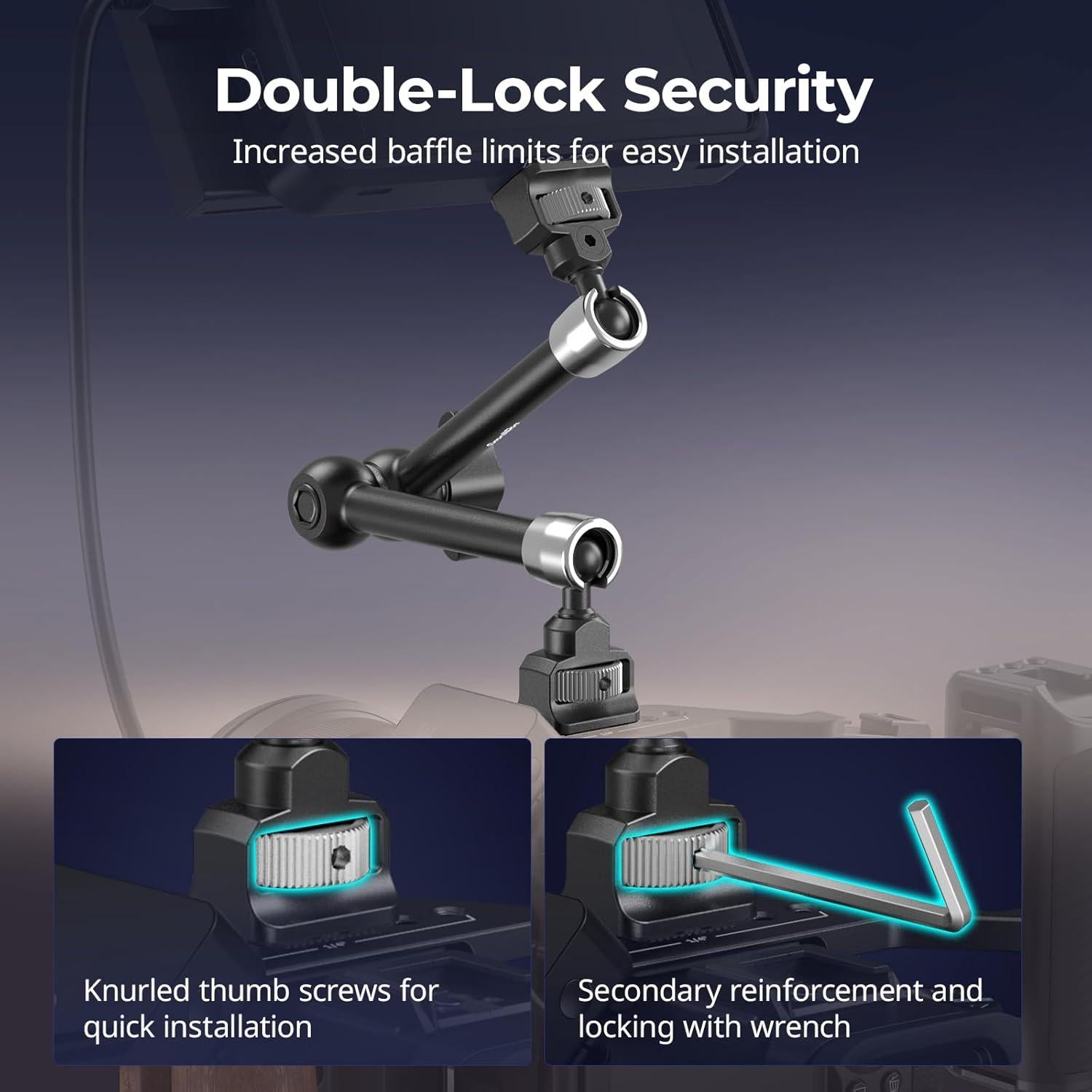 Brazo Mágico SmallRig 5309 28cm Antideslizante 1.5kg