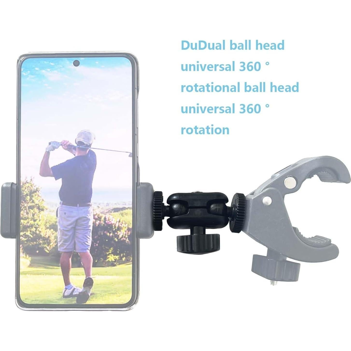 Paquete de 2 brazos mágicos ajustables Genérico con cabezal de bola dual