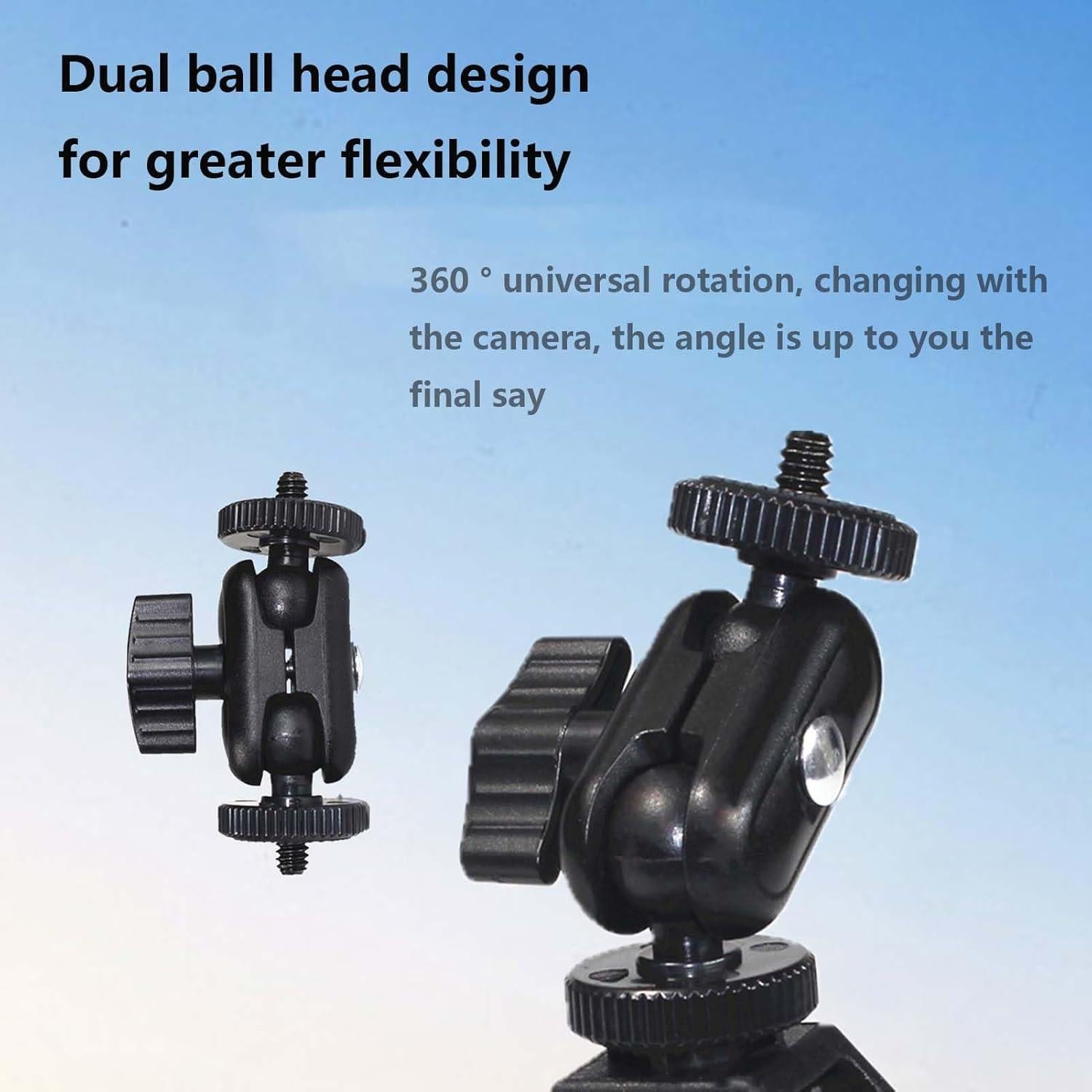 Paquete de 2 brazos mágicos ajustables Genérico con cabezal de bola dual